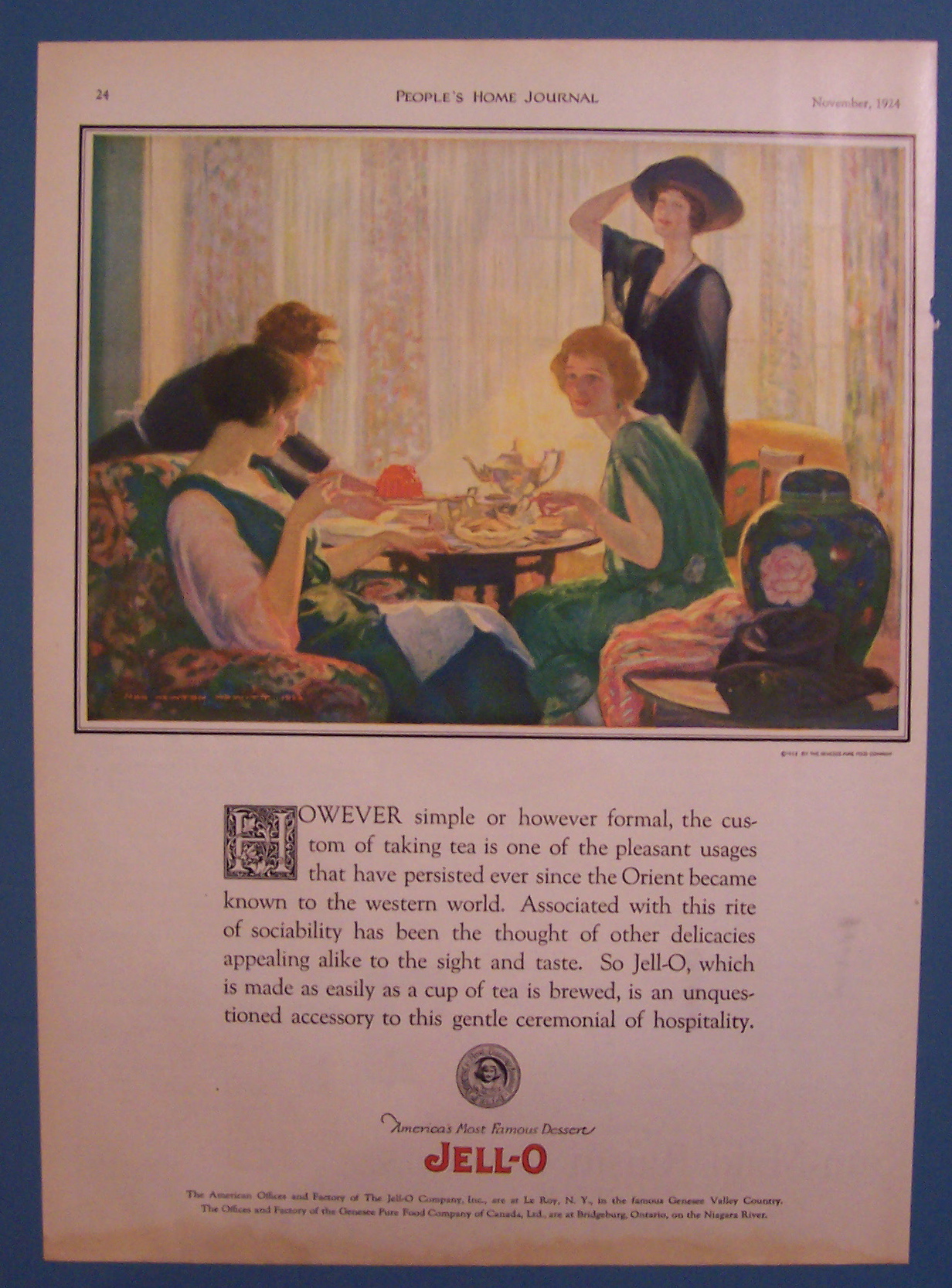 1924 Jell - O By John Newton Howitt