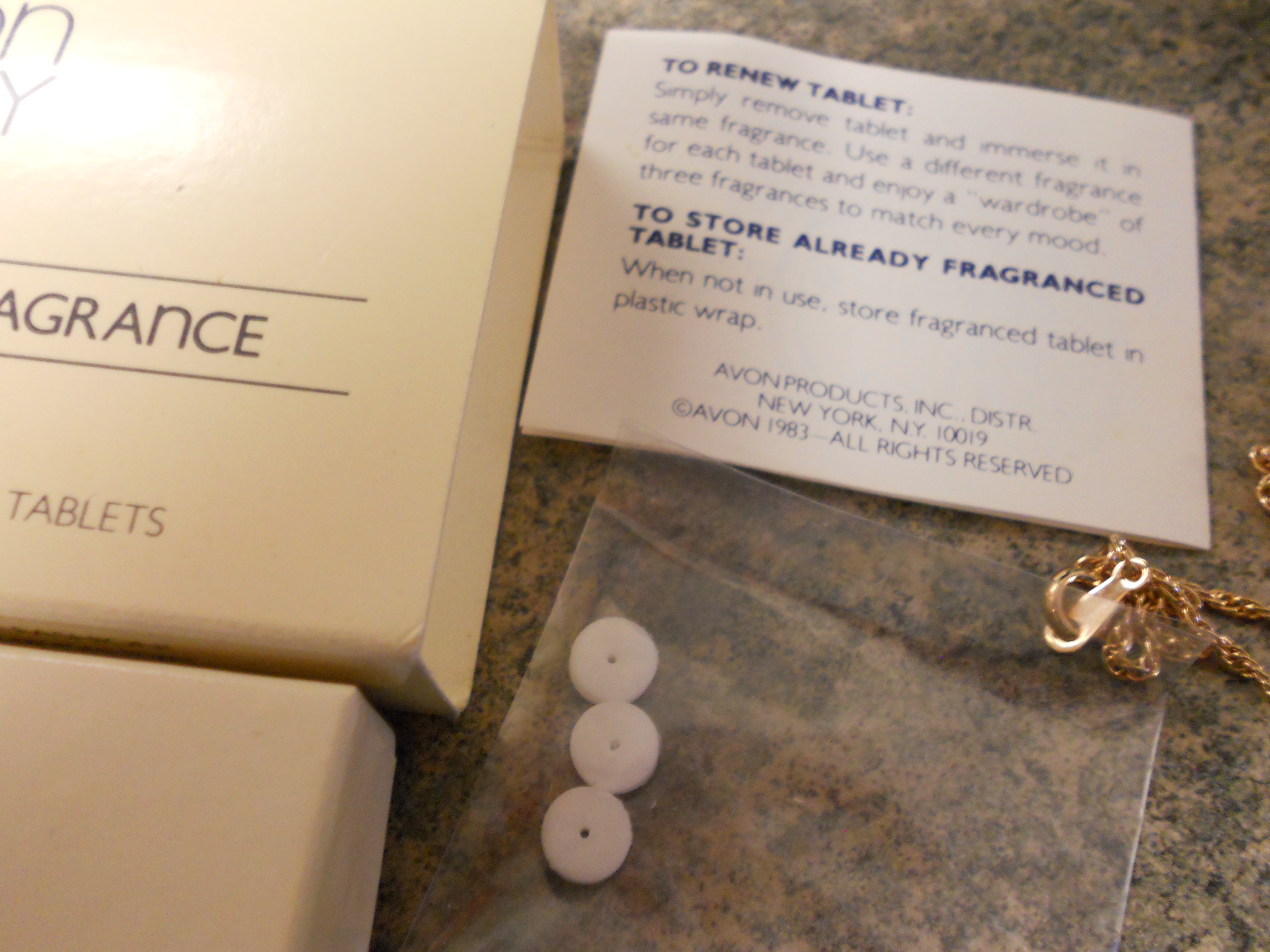 Avon Butterfly Fragrance Locket MIB 1983