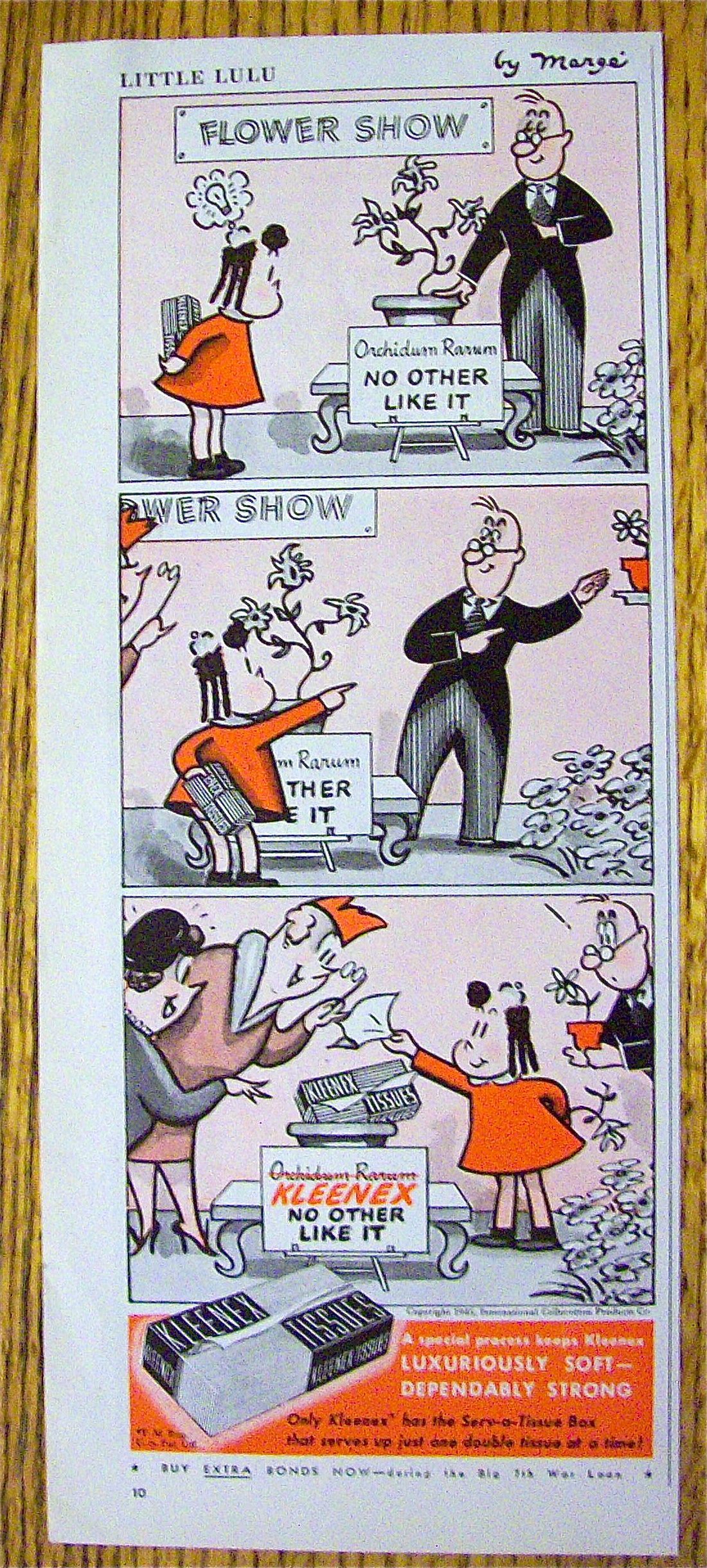 1945 Kleenex with Little Lulu