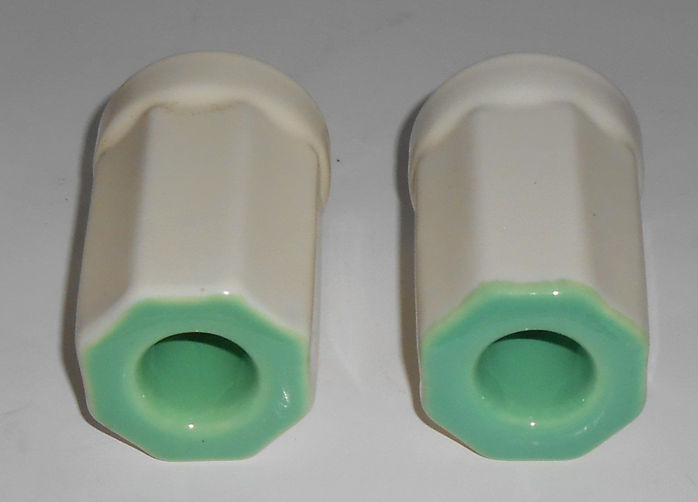 Franciscan Pottery Capistrano Art Ware Pair #400 Ivory