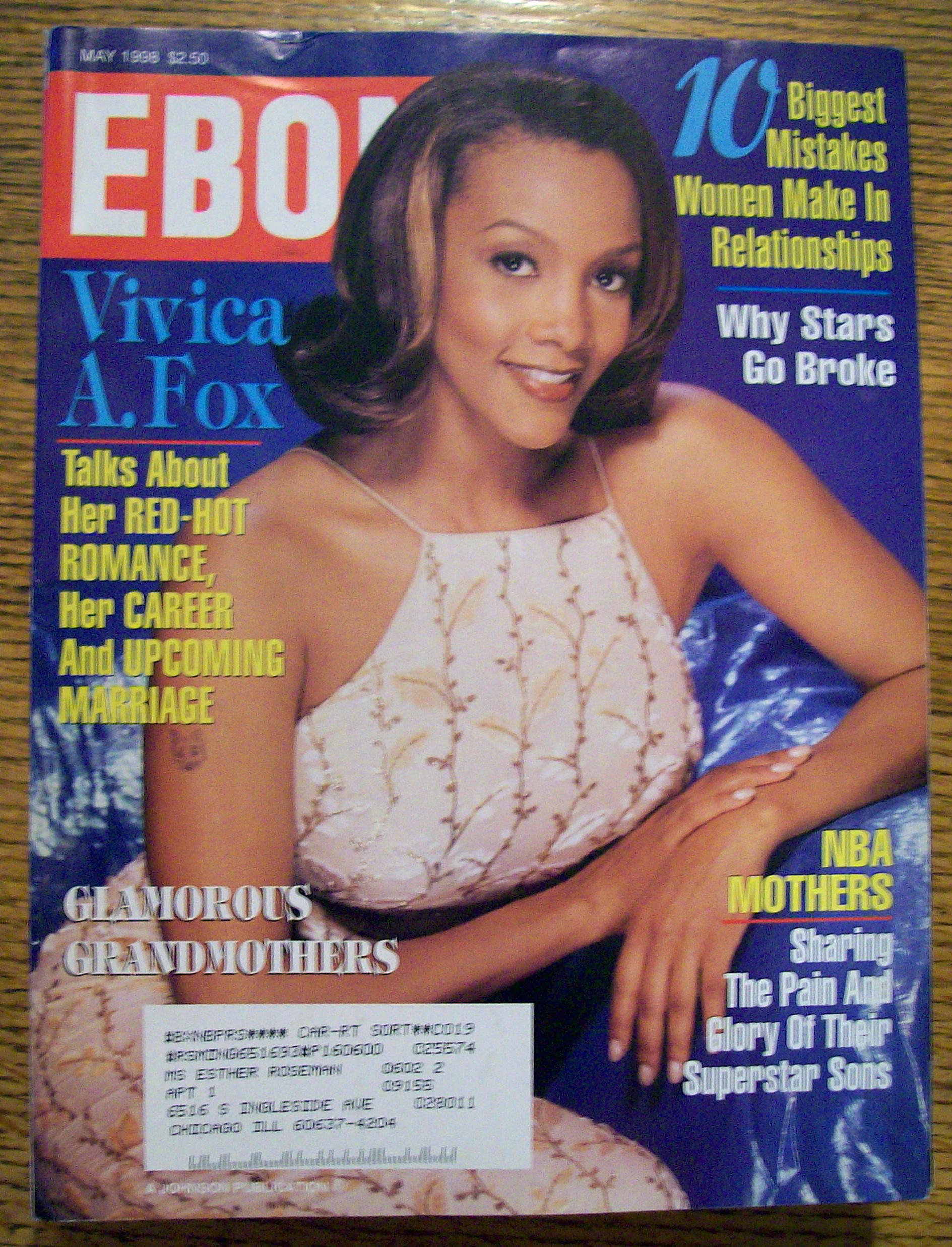 Ebony Magazine - May 1998 - Vivica A. Fox