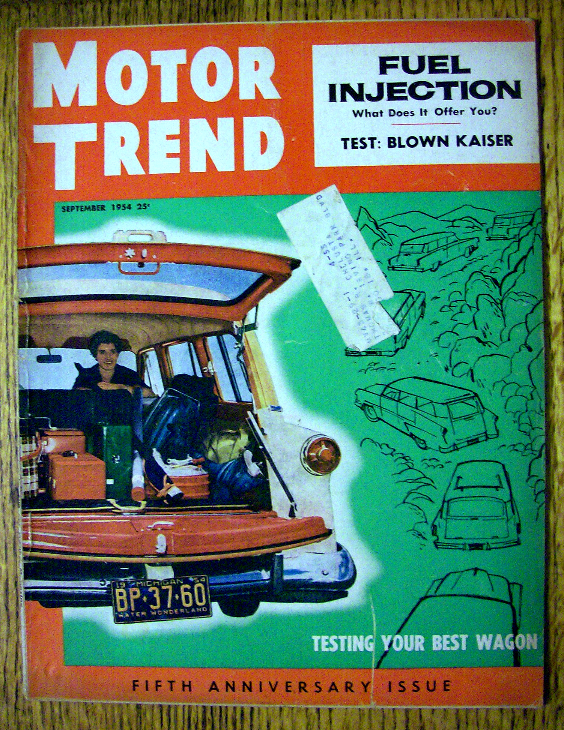 Motor Trend Magazine September 1954 Fuel Injection