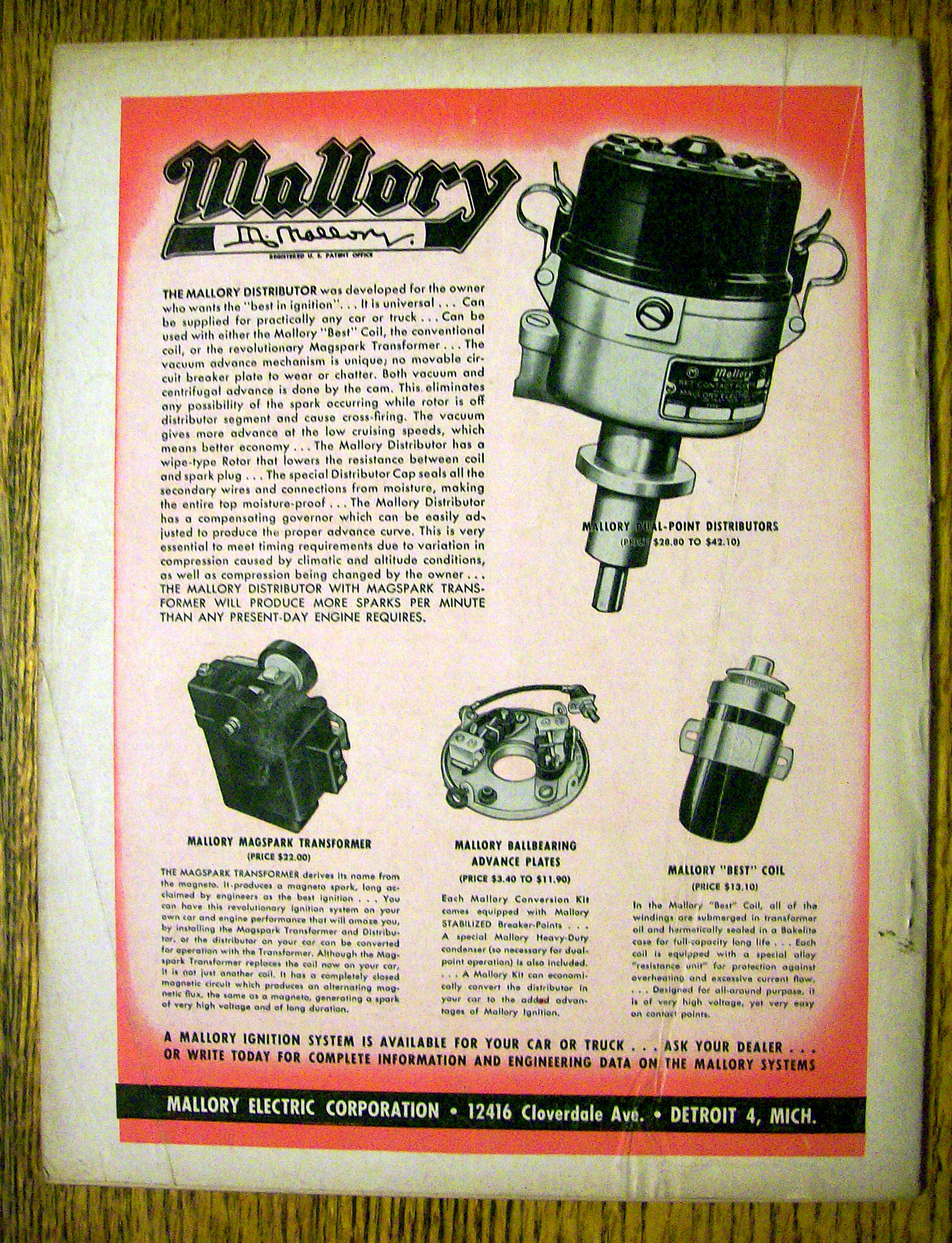 Motor Trend Magazine September 1954 Fuel Injection