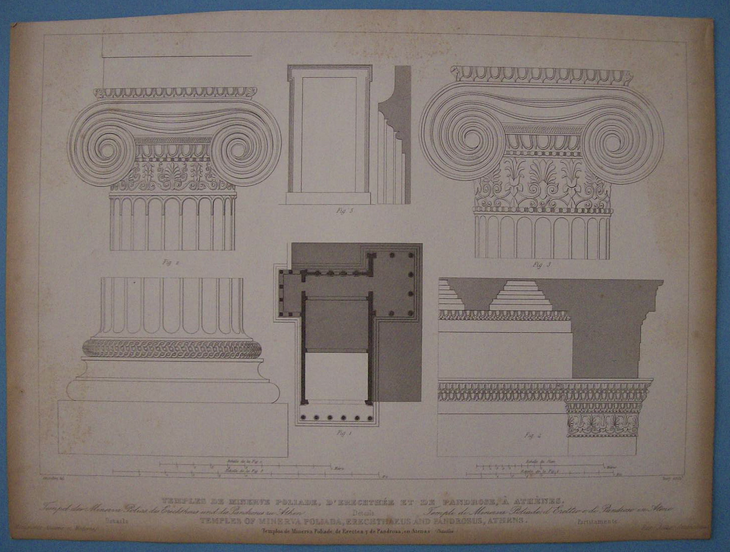 Temples De Minerve Poliade, D'Erechthee Et De Pandrose