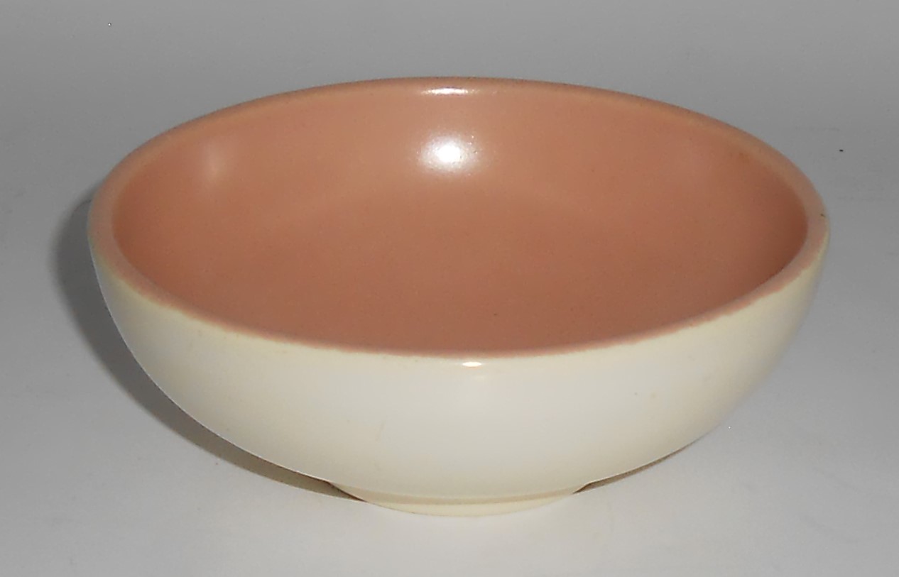 Catalina Pottery Rancho Ware Duotone Satin Coral/Ivory