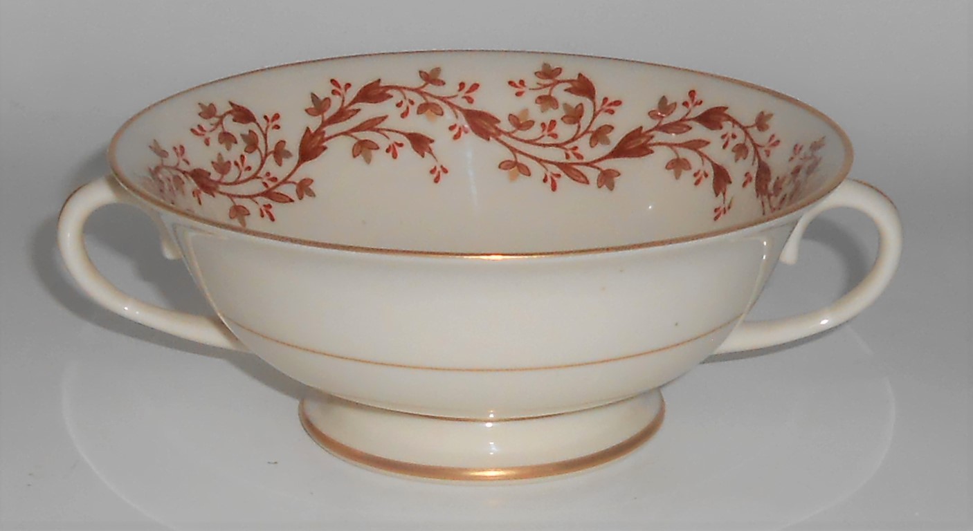 Franciscan Pottery China Ridgewood Cream Soup Bowl