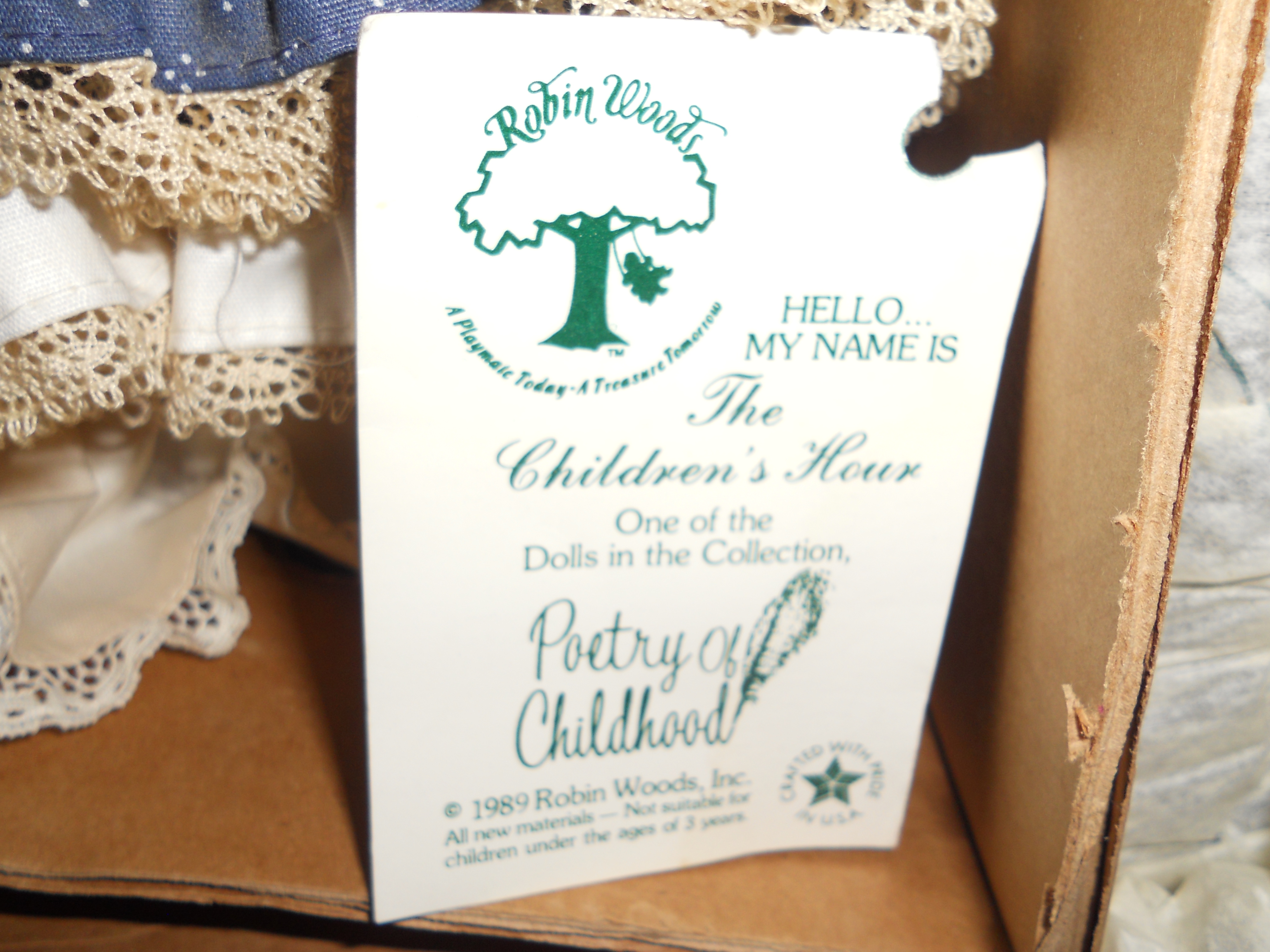 Robin Woods Children's Hour Doll 1989