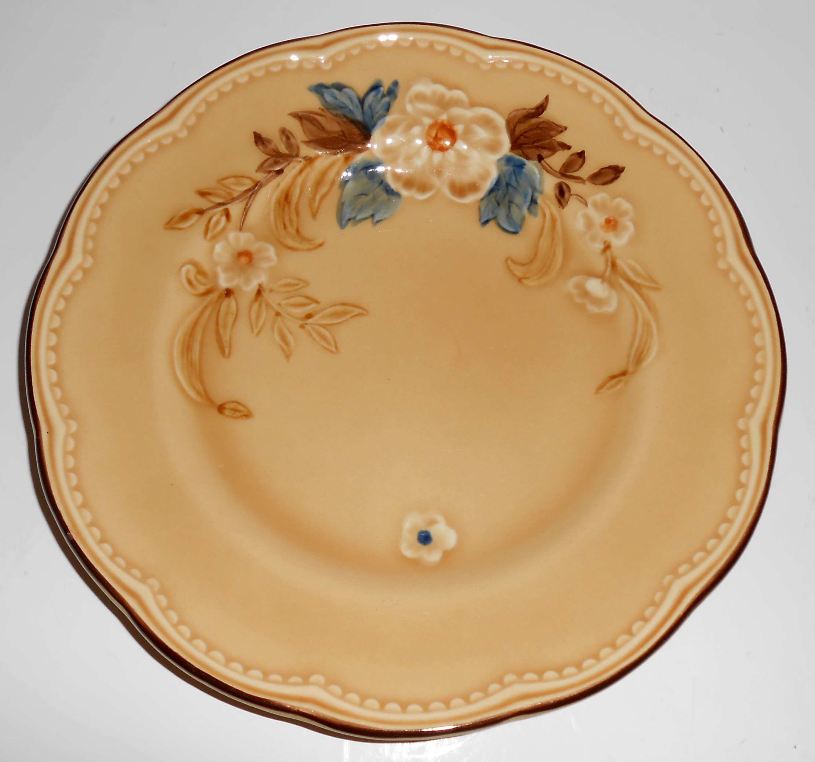 Franciscan Pottery Bouquet Salad Plate Mint