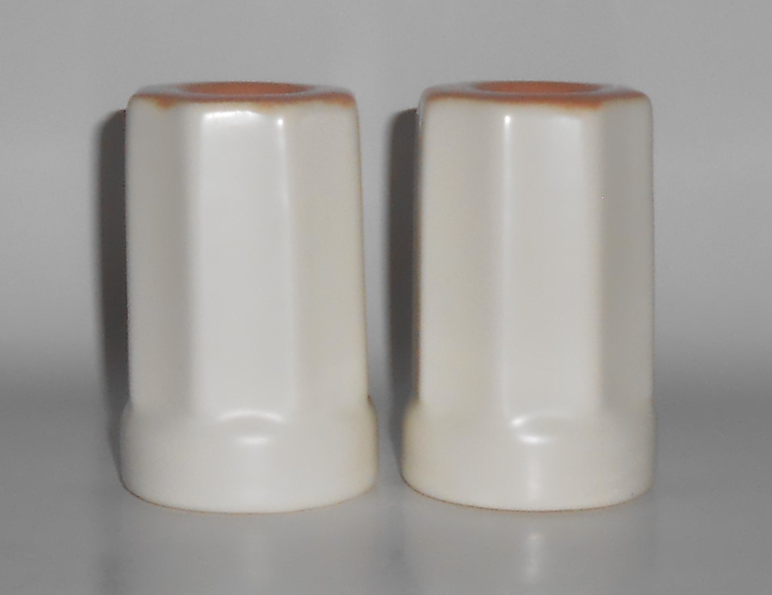 Franciscan Pottery Capistrano Art Ware Pair #400 Ivory/