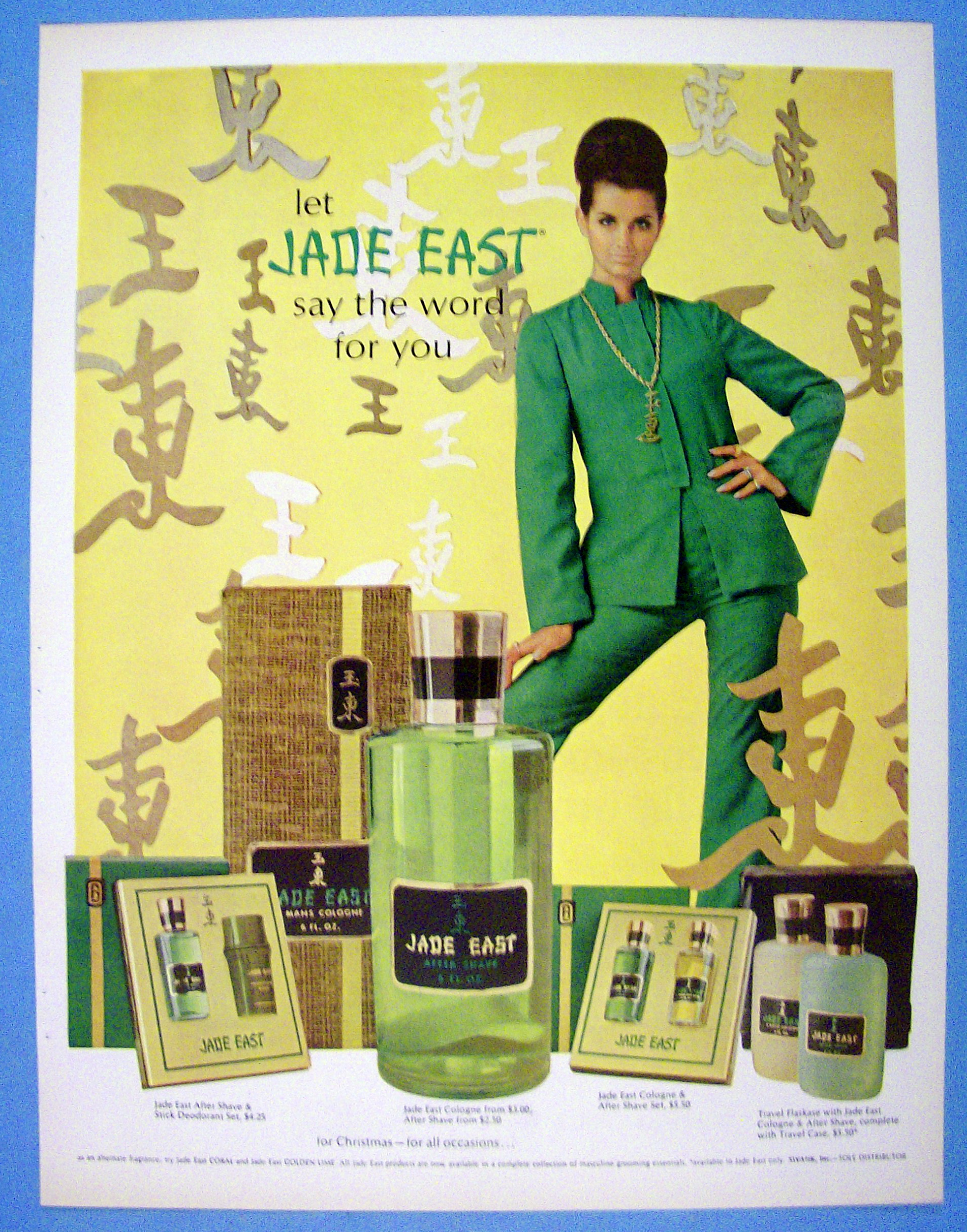 1968 Jade East with Woman in Green