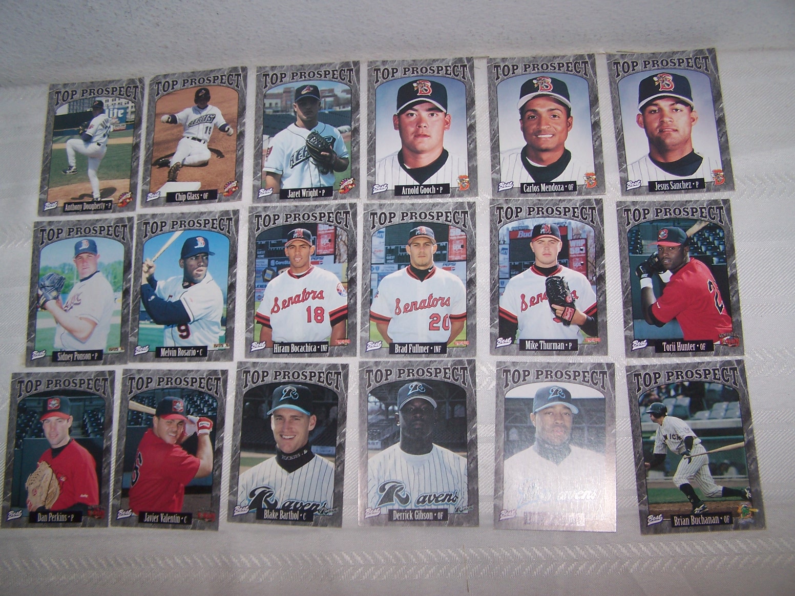 30 Cards, 1997 Top Prospects, Best Baseball Cards, East