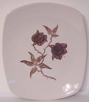 California Ceramics Orchard Ware Floral Platter!