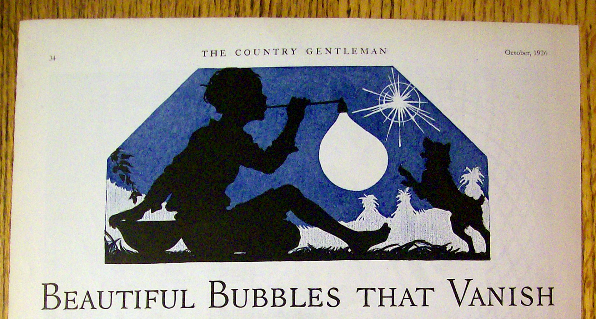 1926 Lehigh Cement with Boy Blowing Bubbles