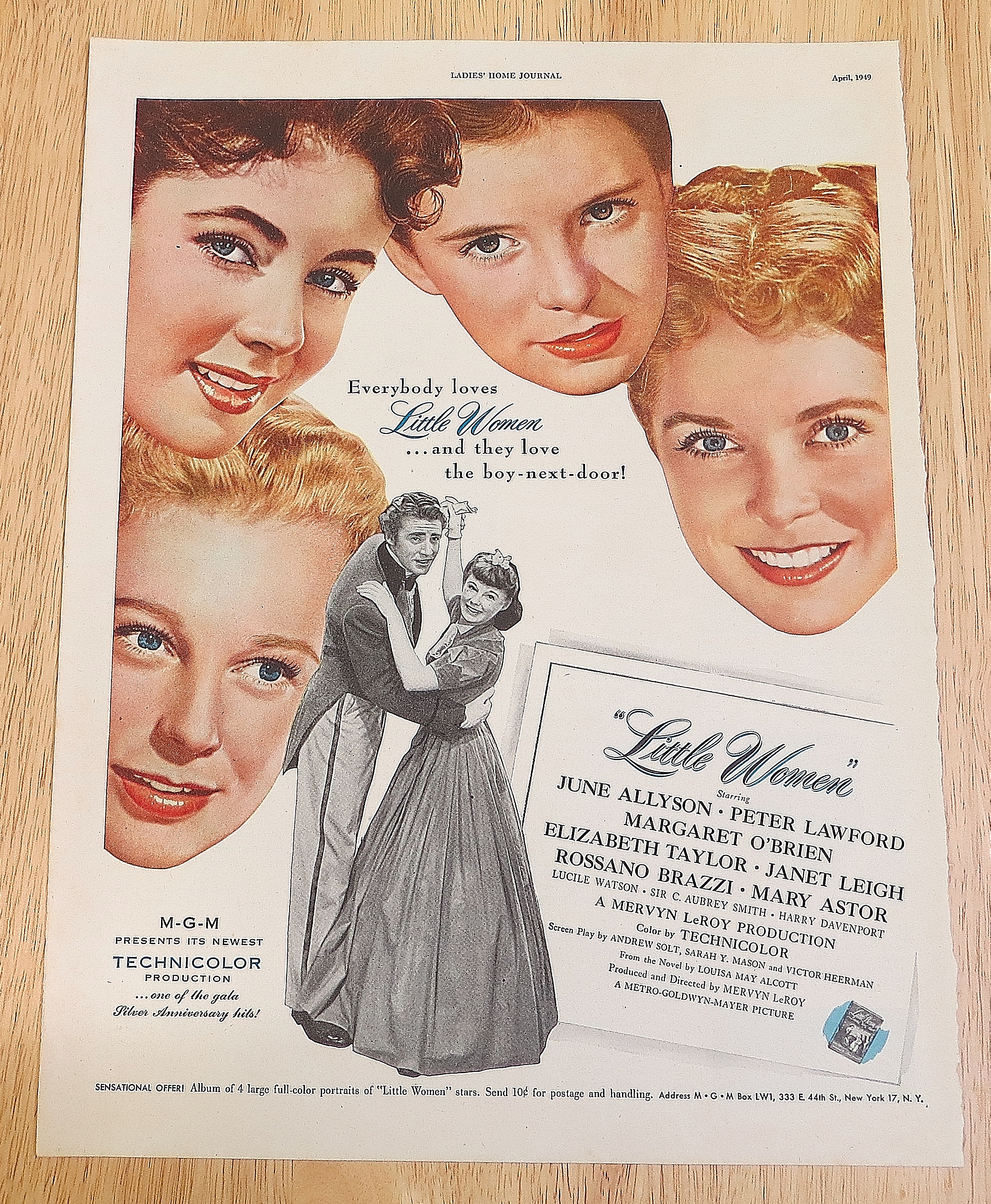 1949 Little Women With Elizabeth Taylor & Janet Leigh