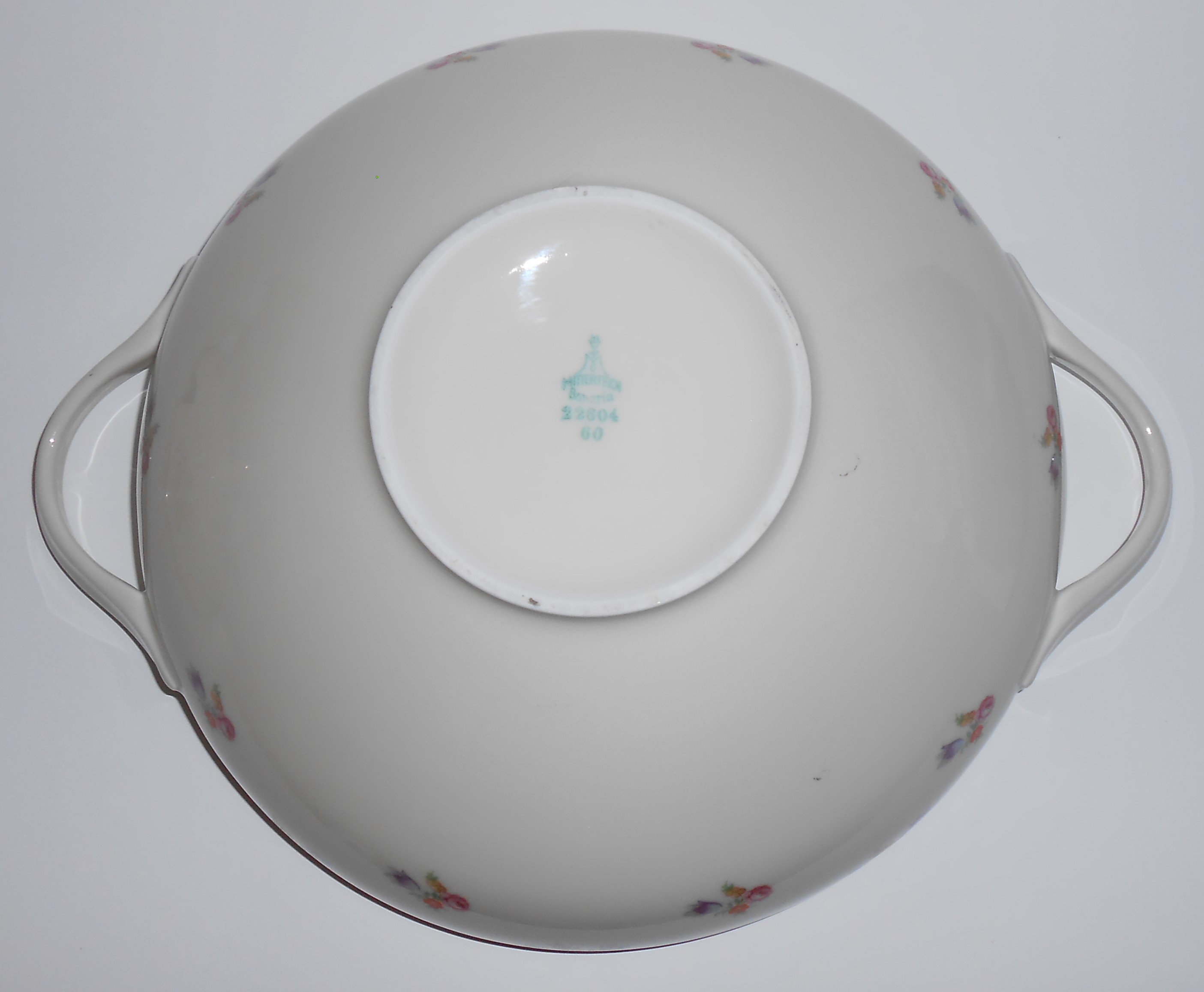 Mitterteich China Bavaria Porcelain 22604 Floral w/Gold
