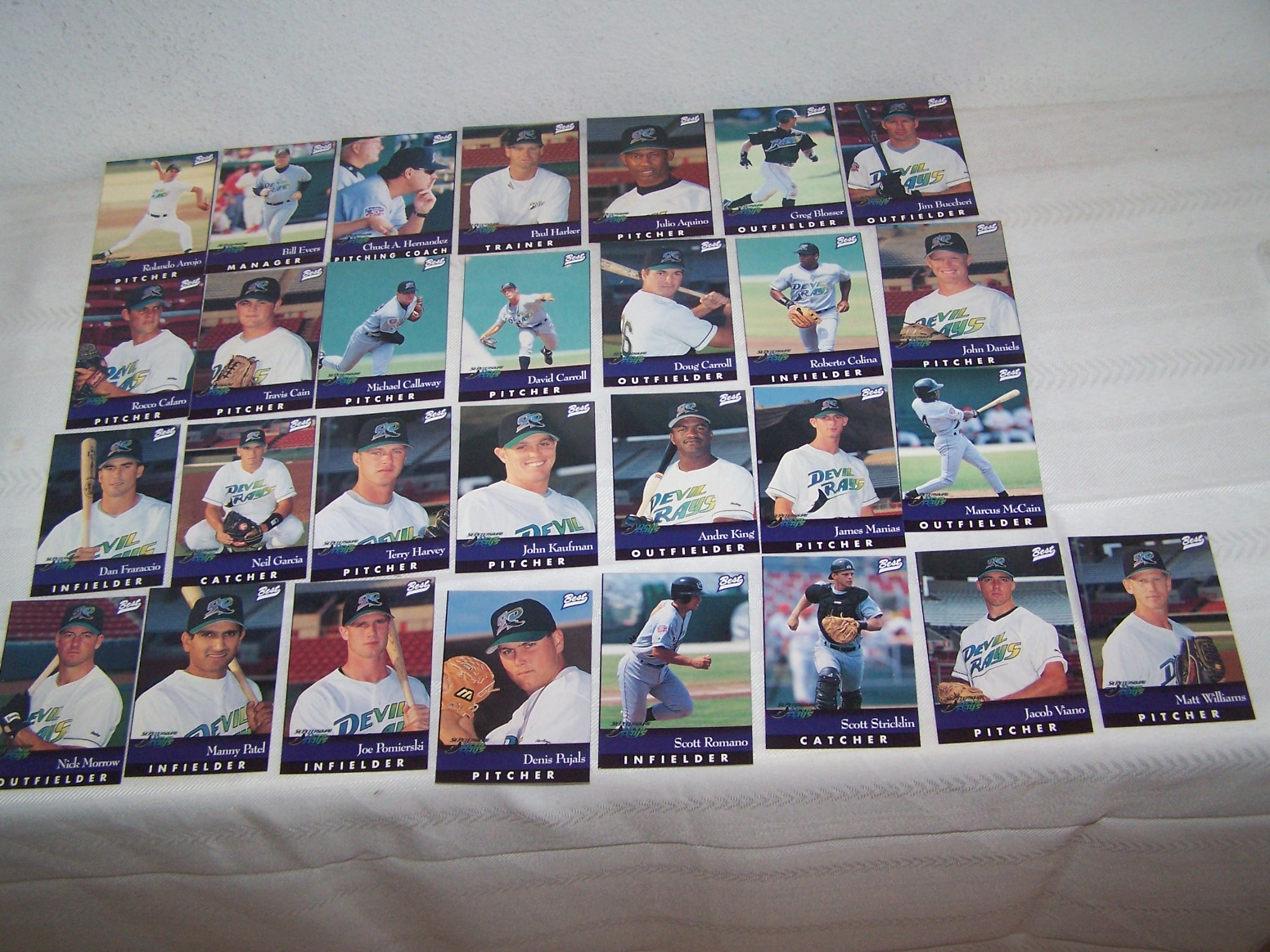 29 Cards, 1997 St. Petersburg Rays, Best Baseball Cards