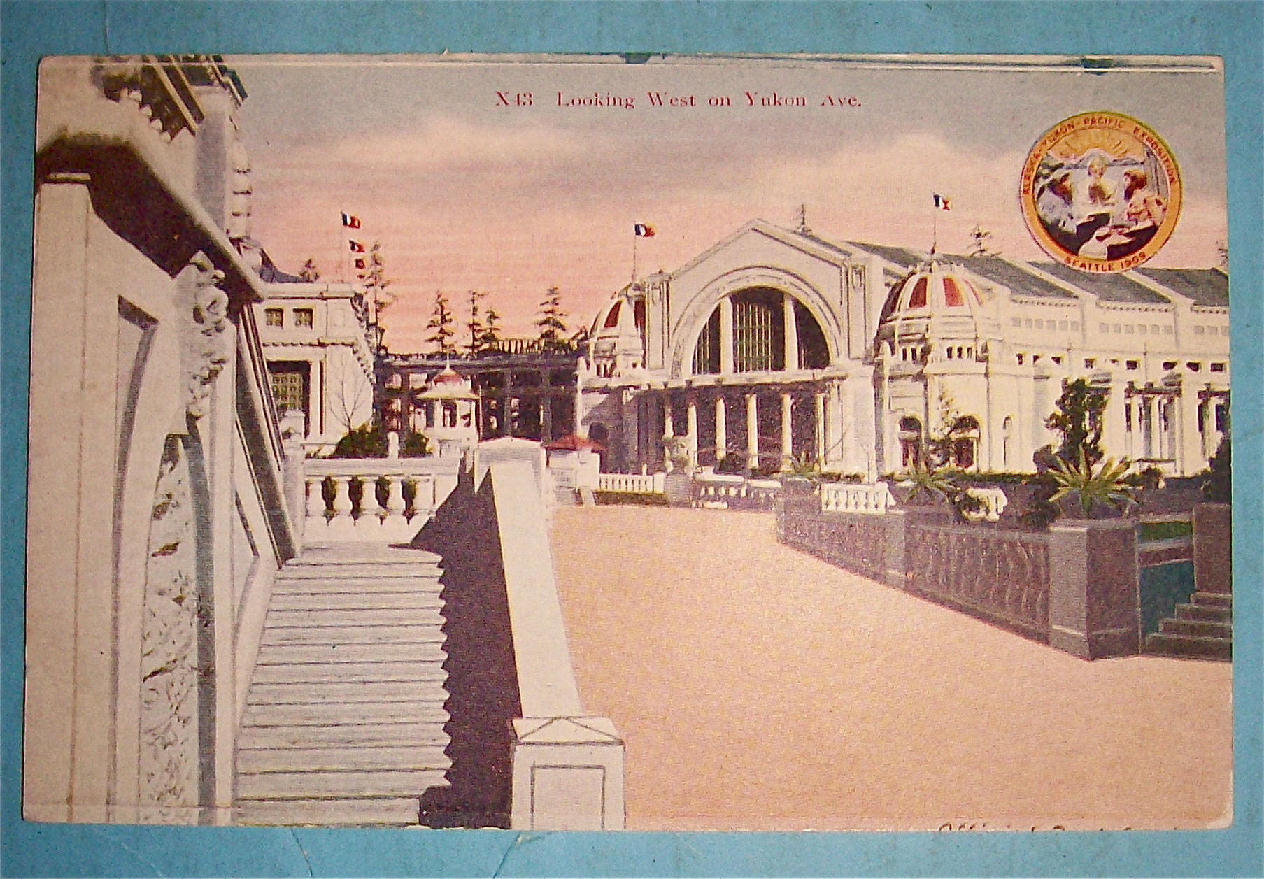 Looking West On Yukon Ave Postcard (Yukon Pac Expo)