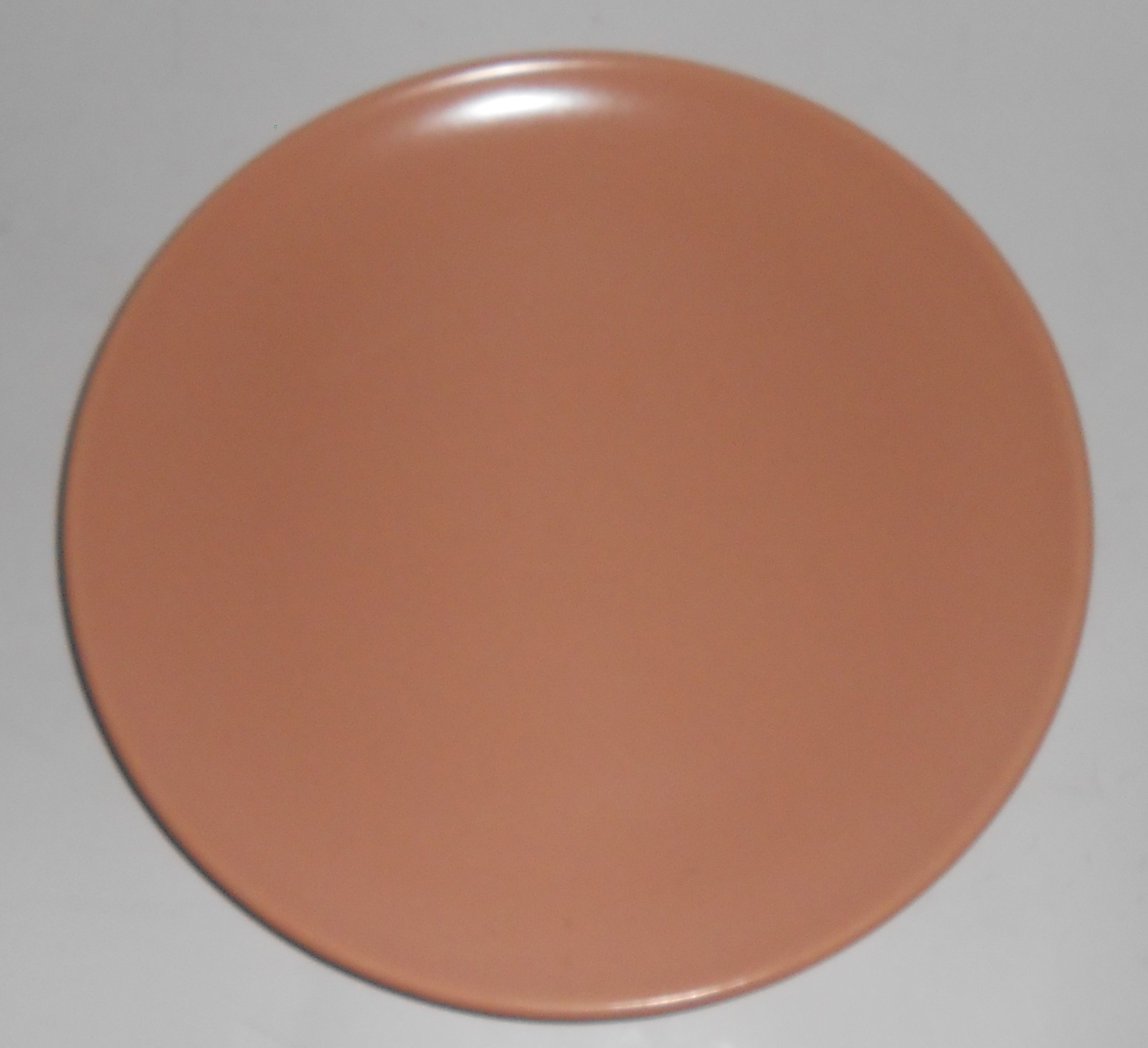 Catalina Pottery Rancho Ware Satin Coral Salad Plate