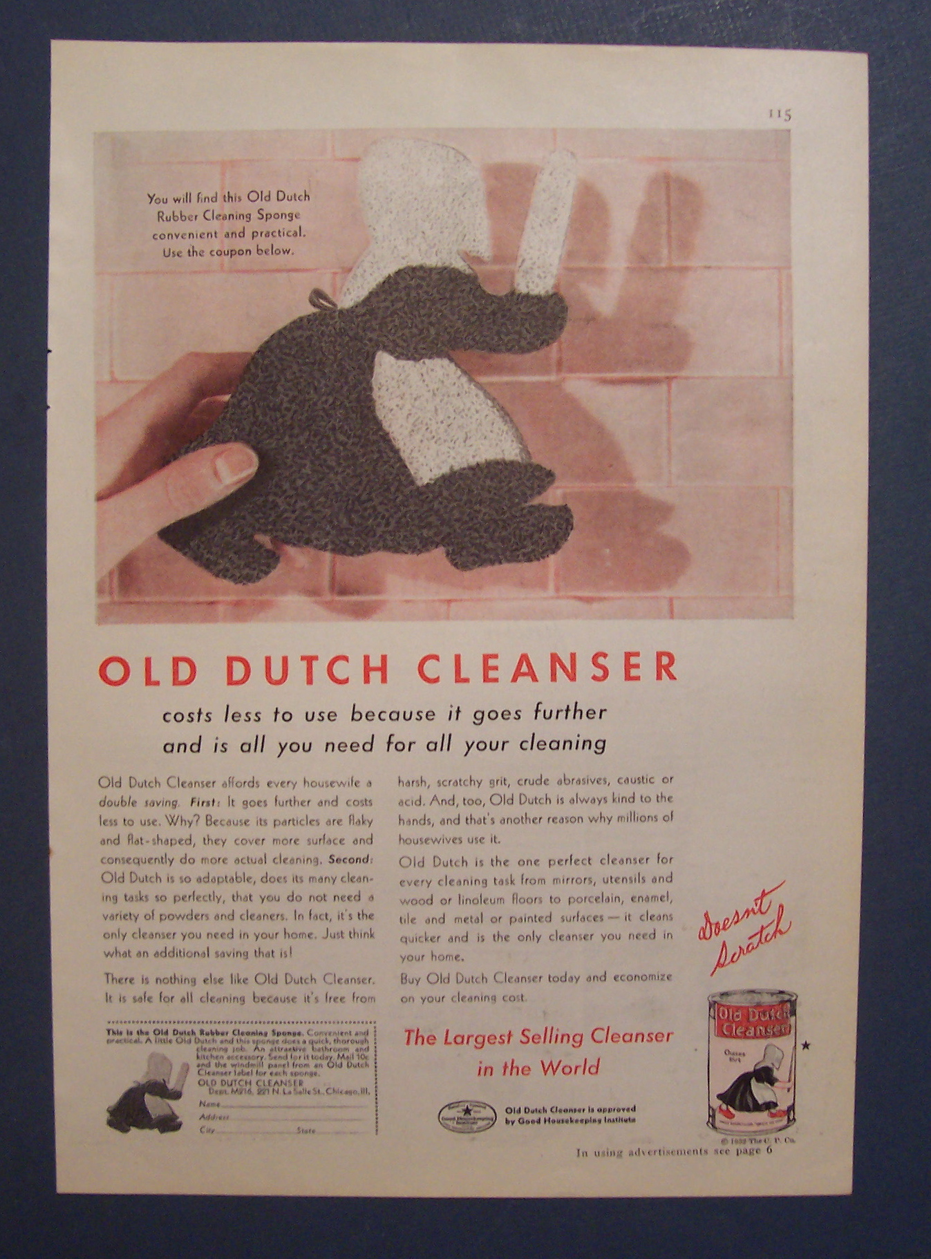 1932 Old Dutch Cleanser