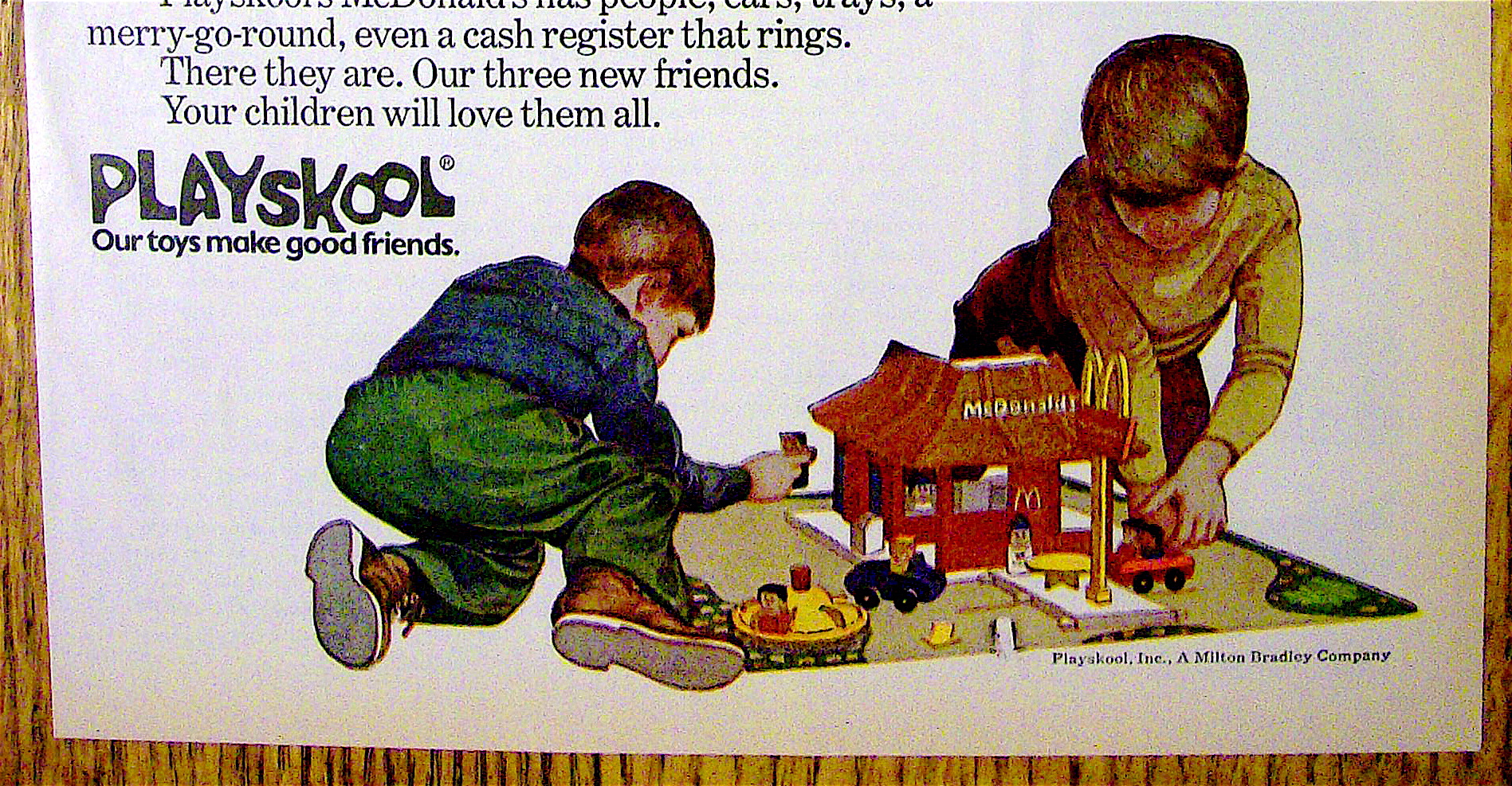 1974 Playskool Toys with Holiday Inn & McDonald's