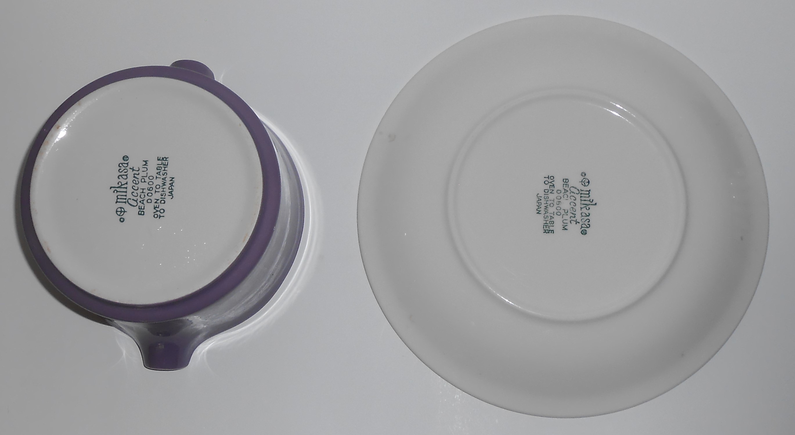 Mikasa China Pottery Ben Seibel Duplex Beach Plum / Plu