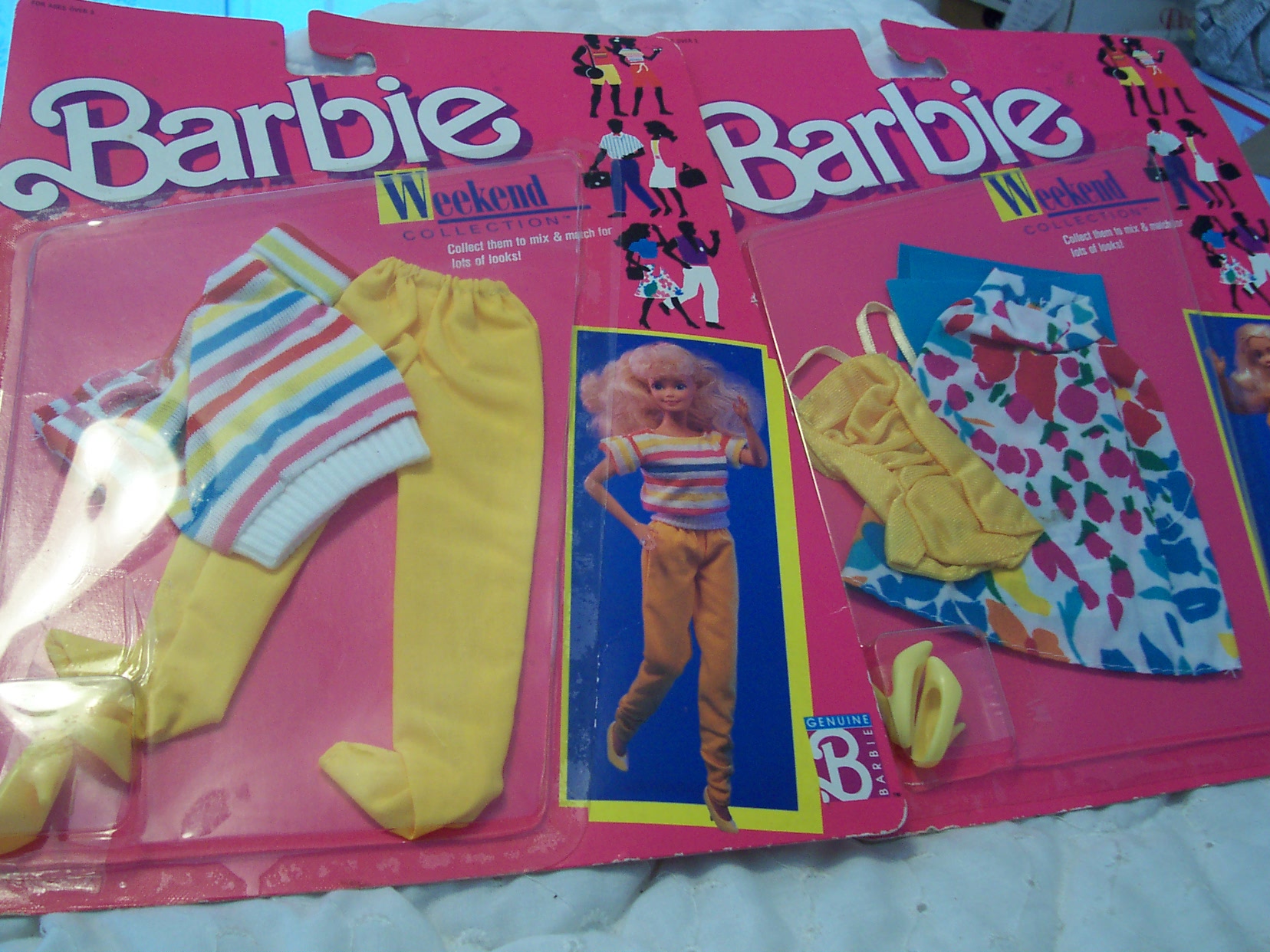 Barbie Doll Clothes Weekend Collection 1988 MIP