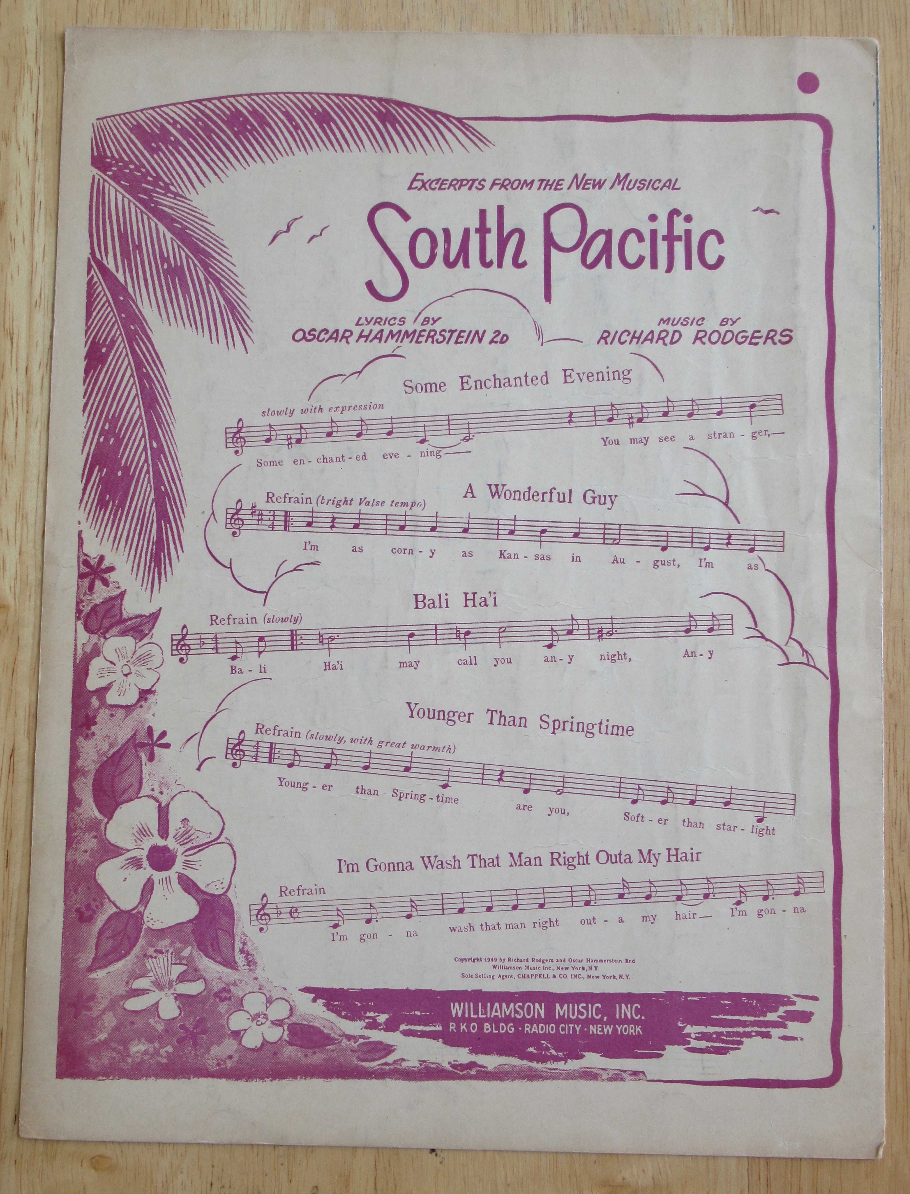 1949 Some Enchanted Evening (South Pacific)
