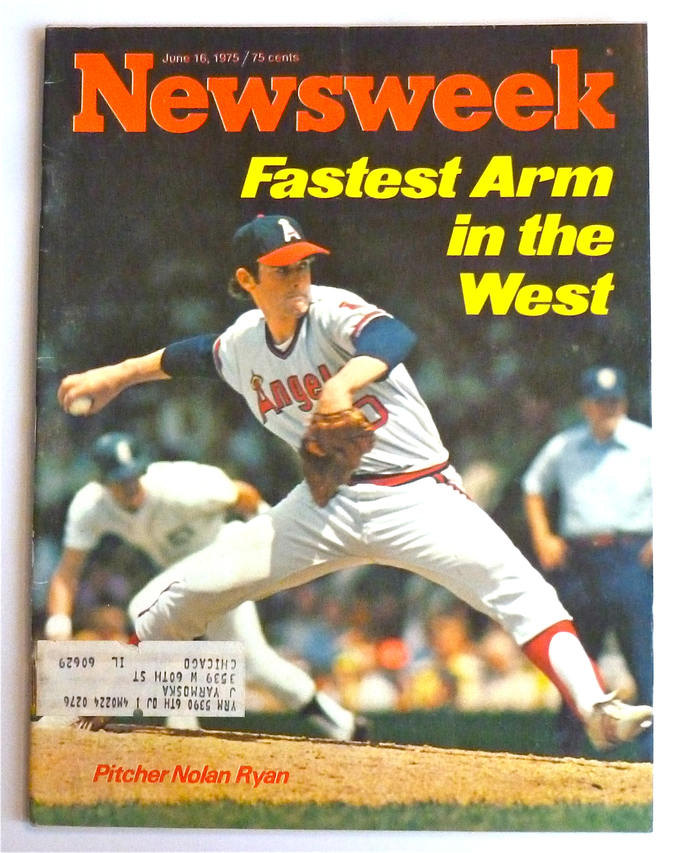 Newsweek Magazine June 16, 1975 Nolan Ryan