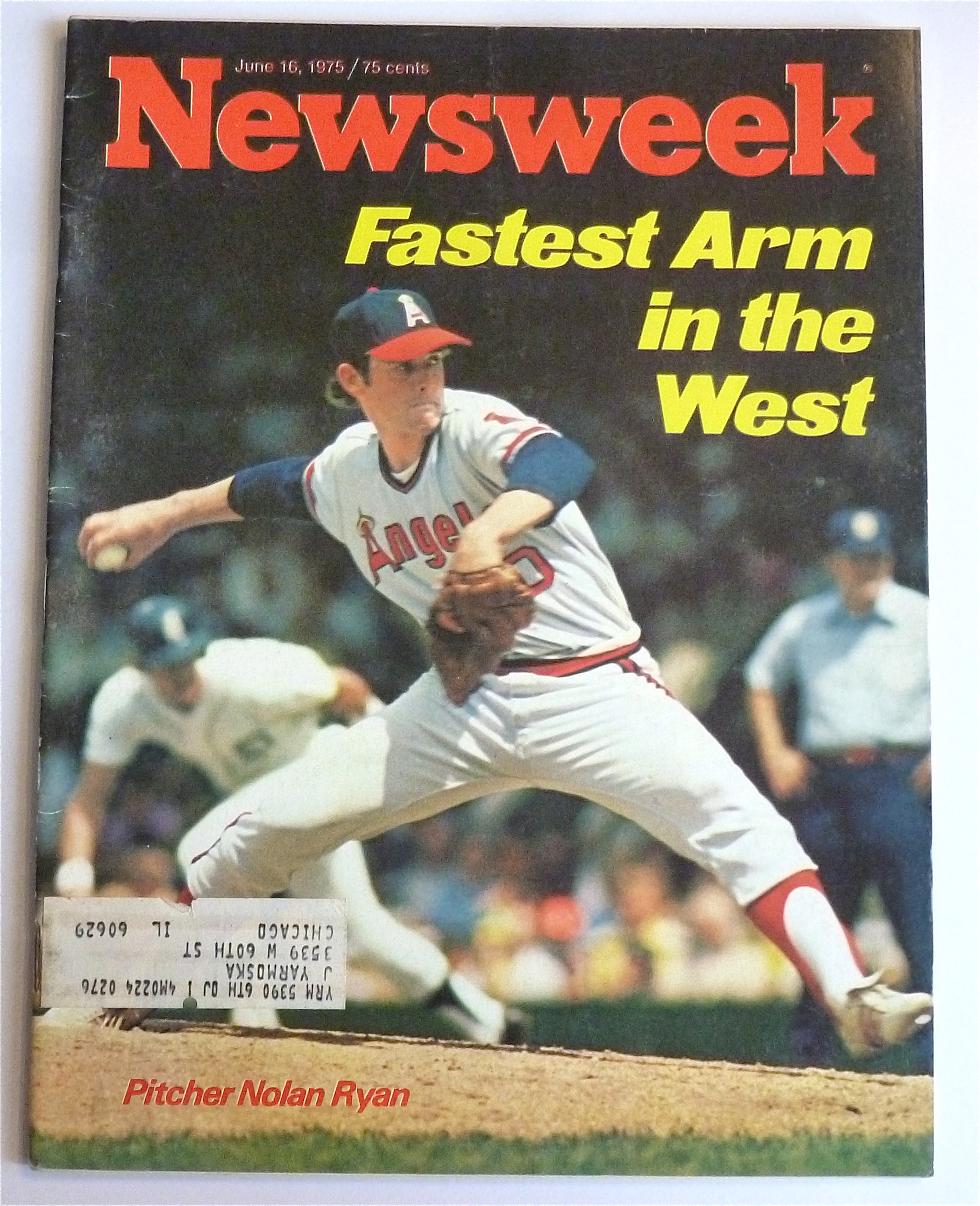 Newsweek Magazine June 16, 1975 Nolan Ryan