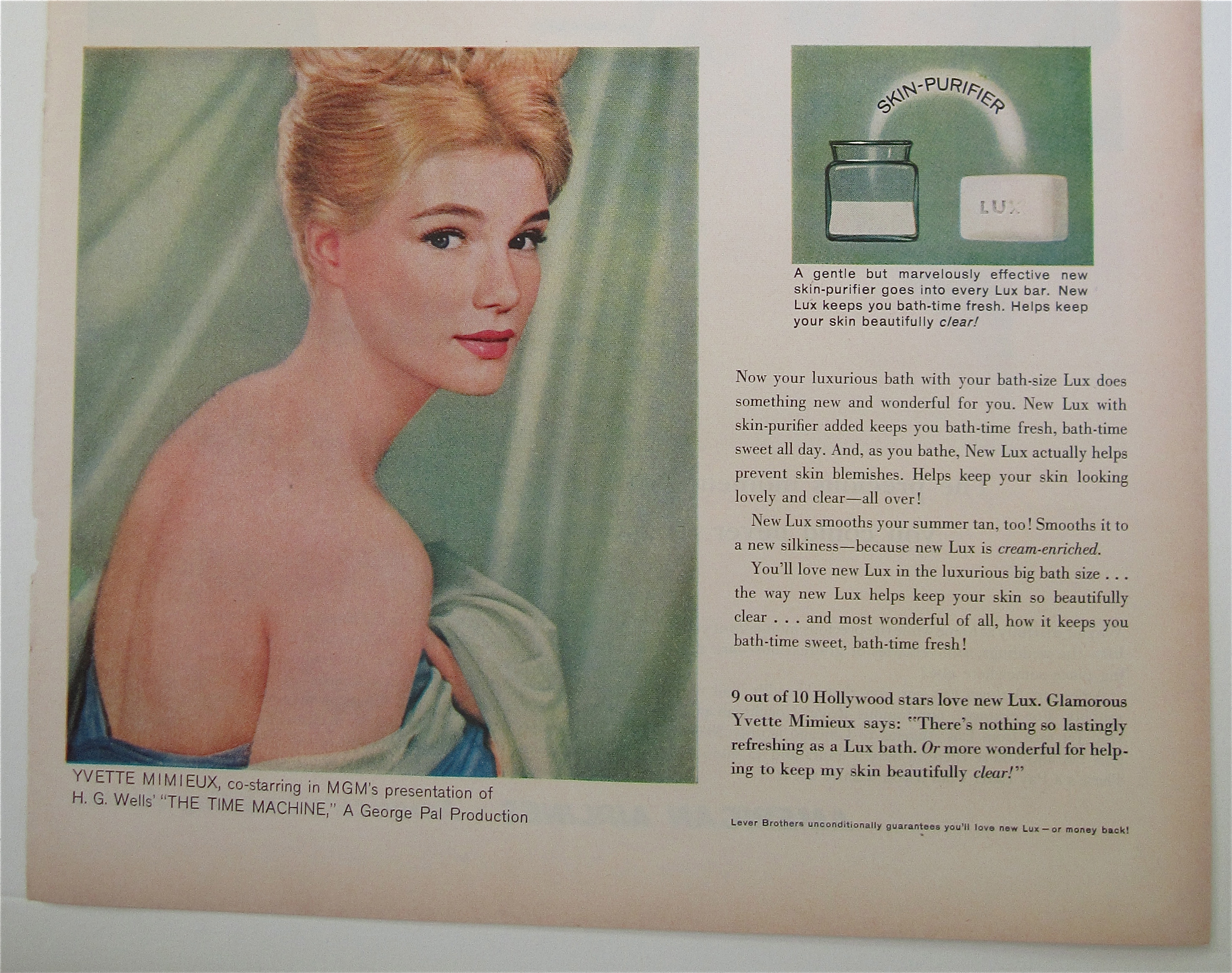 1960 Lux Soap with Yvette Mimieux