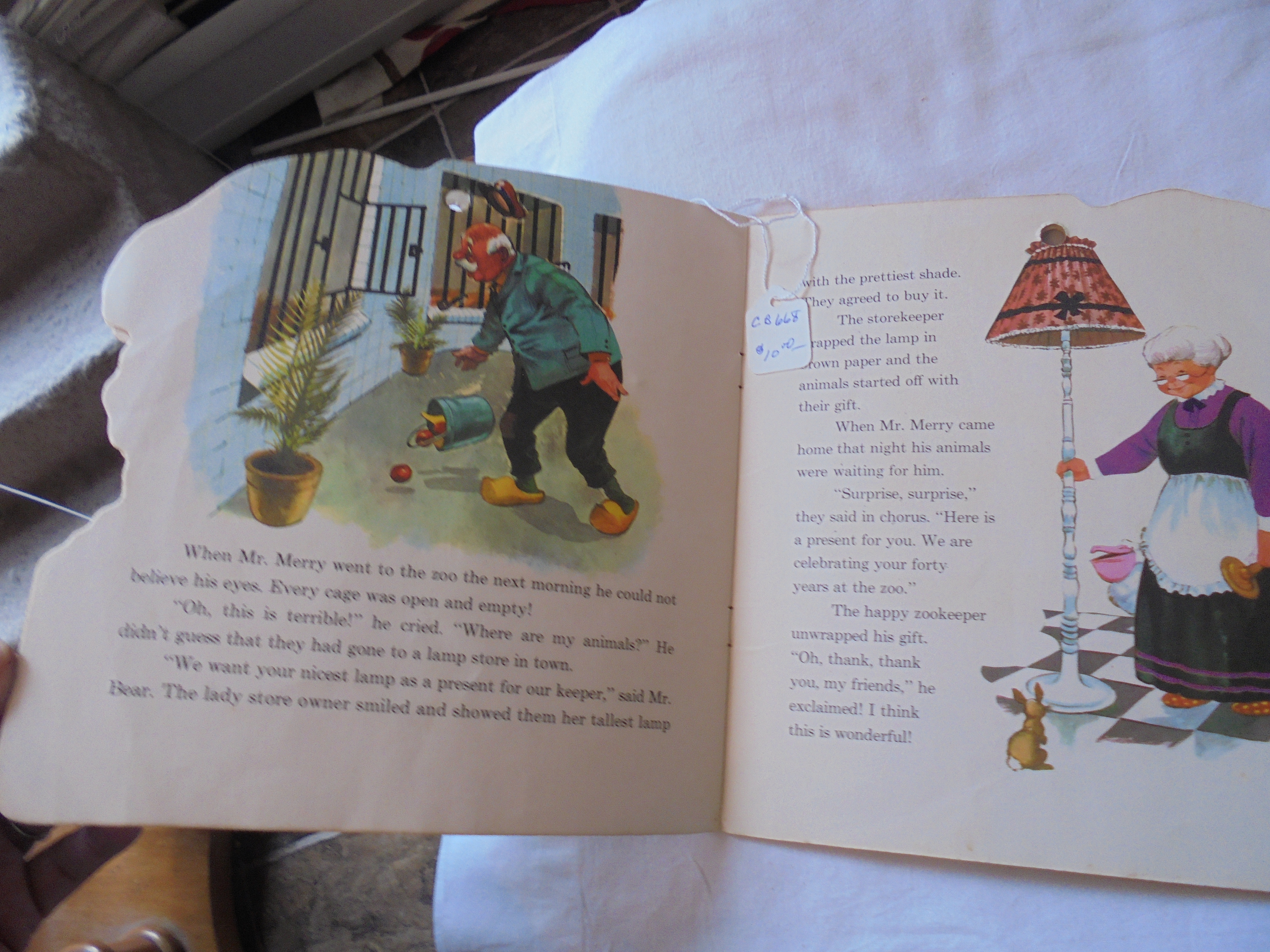 Mr. Merry's Zoo Book Saalfield, 1955