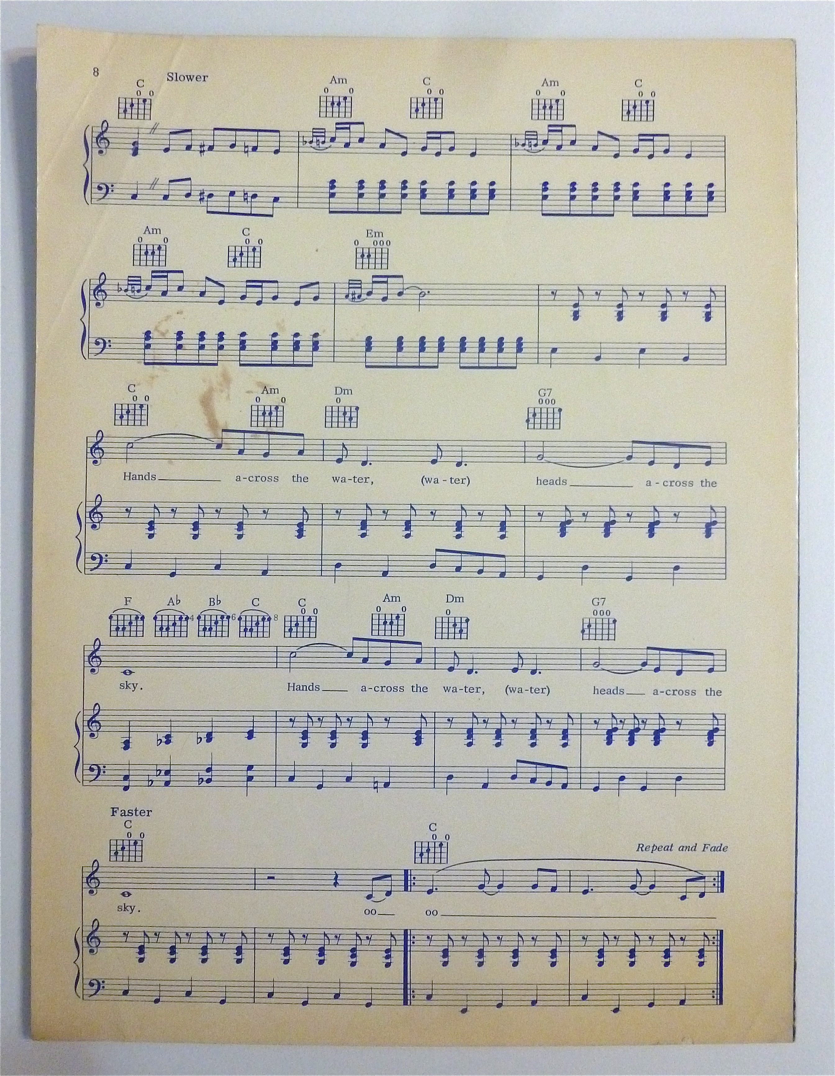 Sheet Music For 1971 Uncle Albert/Admiral Halsey