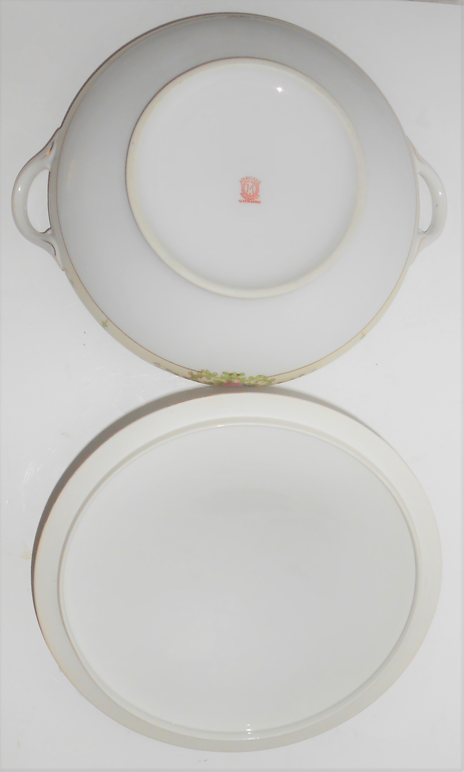 Noritake Porcelain China Floral w/Gold Covered Veg