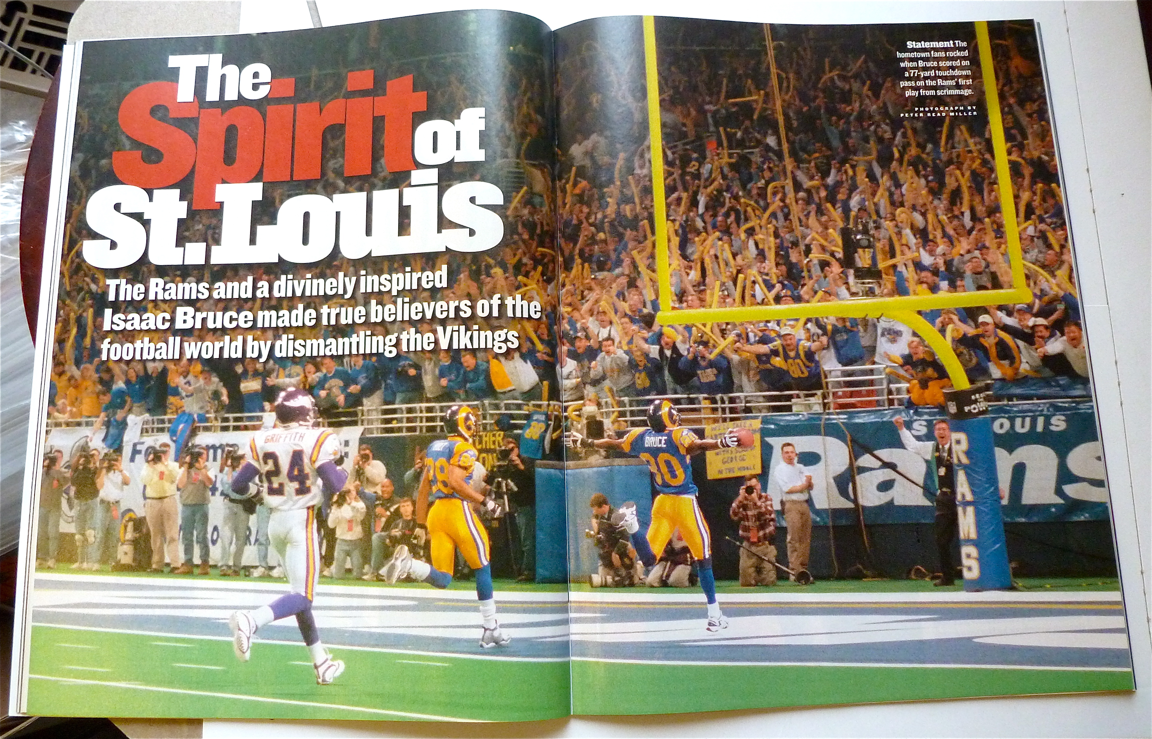 Sports Illustrated Magazine -Jan 24, 2000- Isaac Bruce