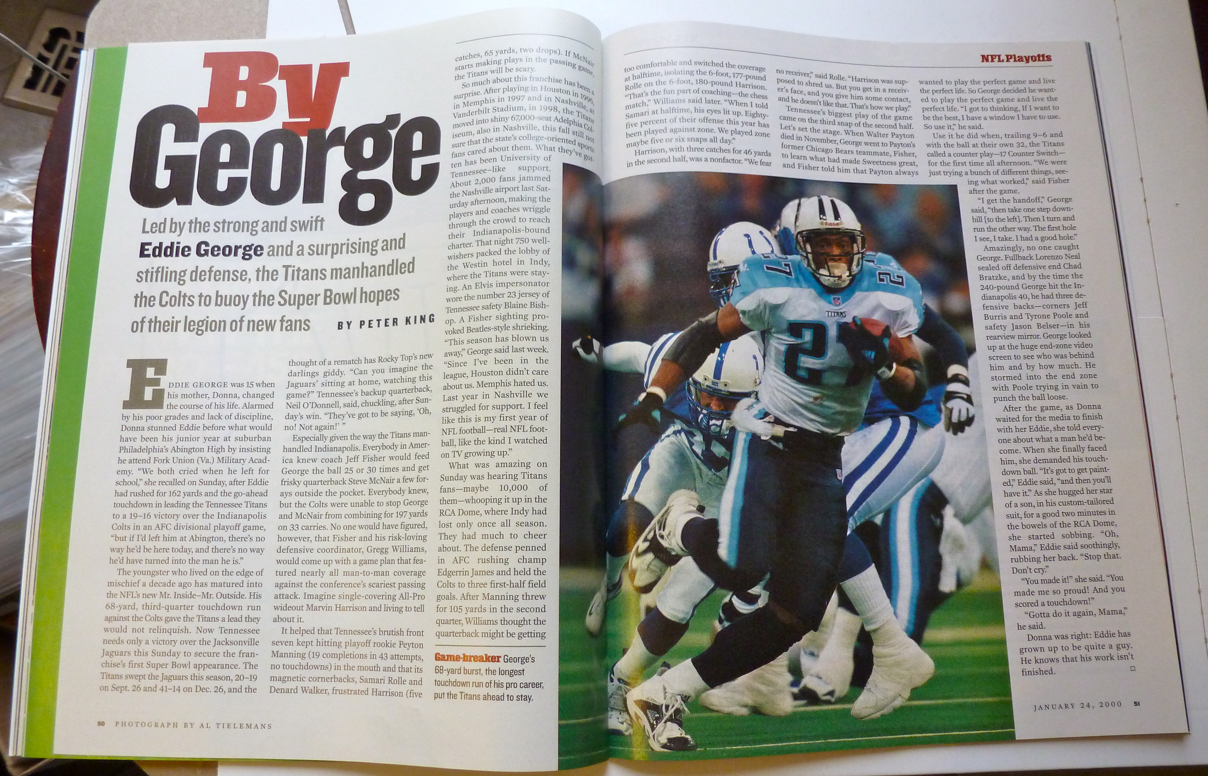 Sports Illustrated Magazine -Jan 24, 2000- Isaac Bruce