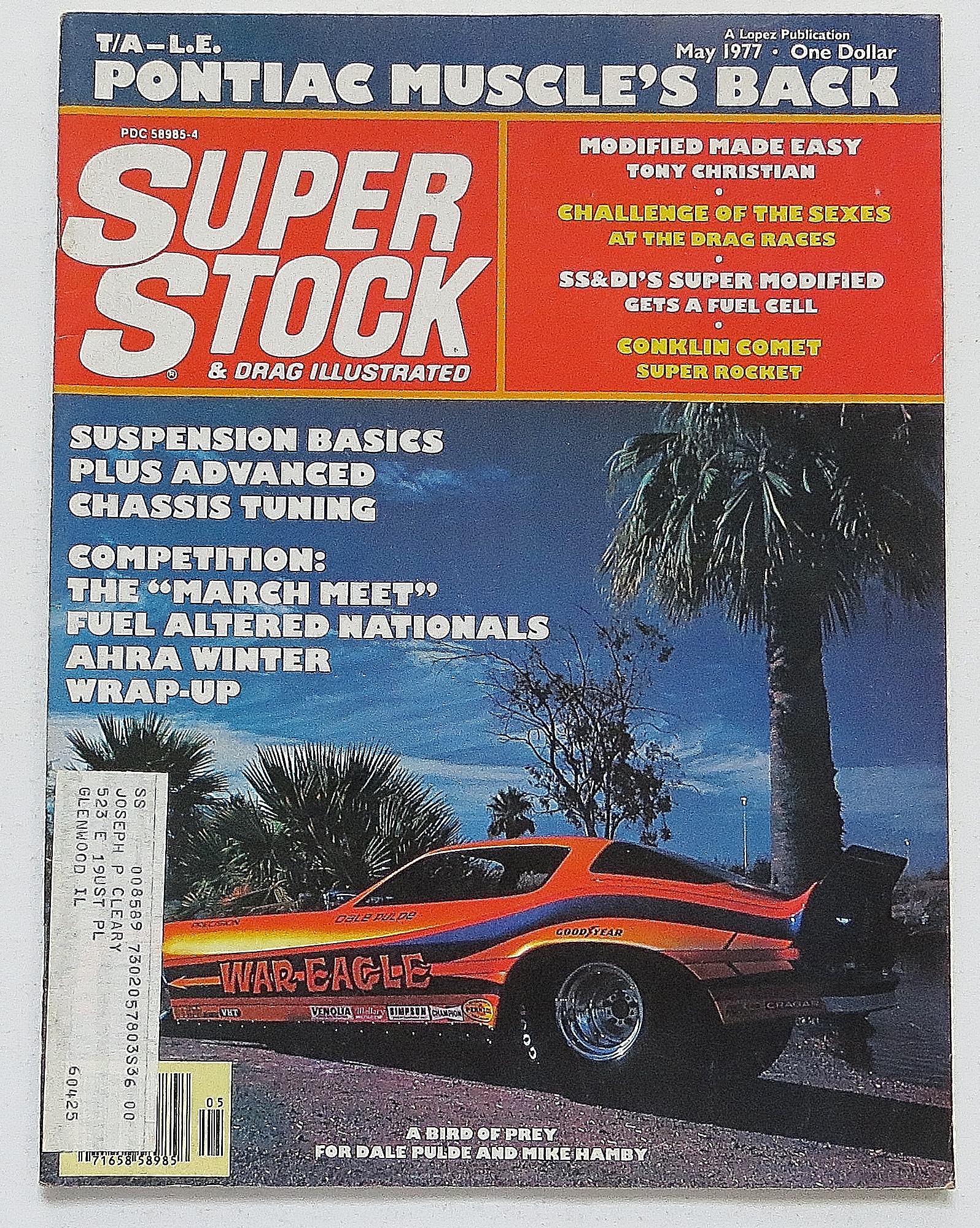 Super Stock & Drag May 1977 Pontiac Muscle's Back