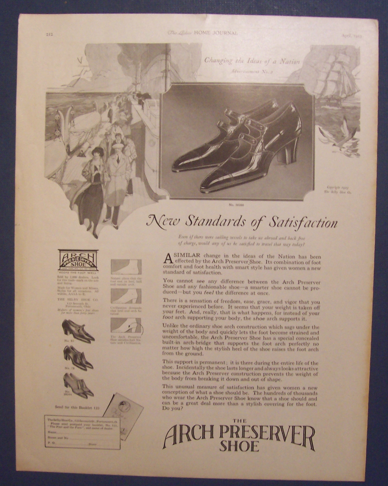1923  The  Arch  Preserver  Shoe
