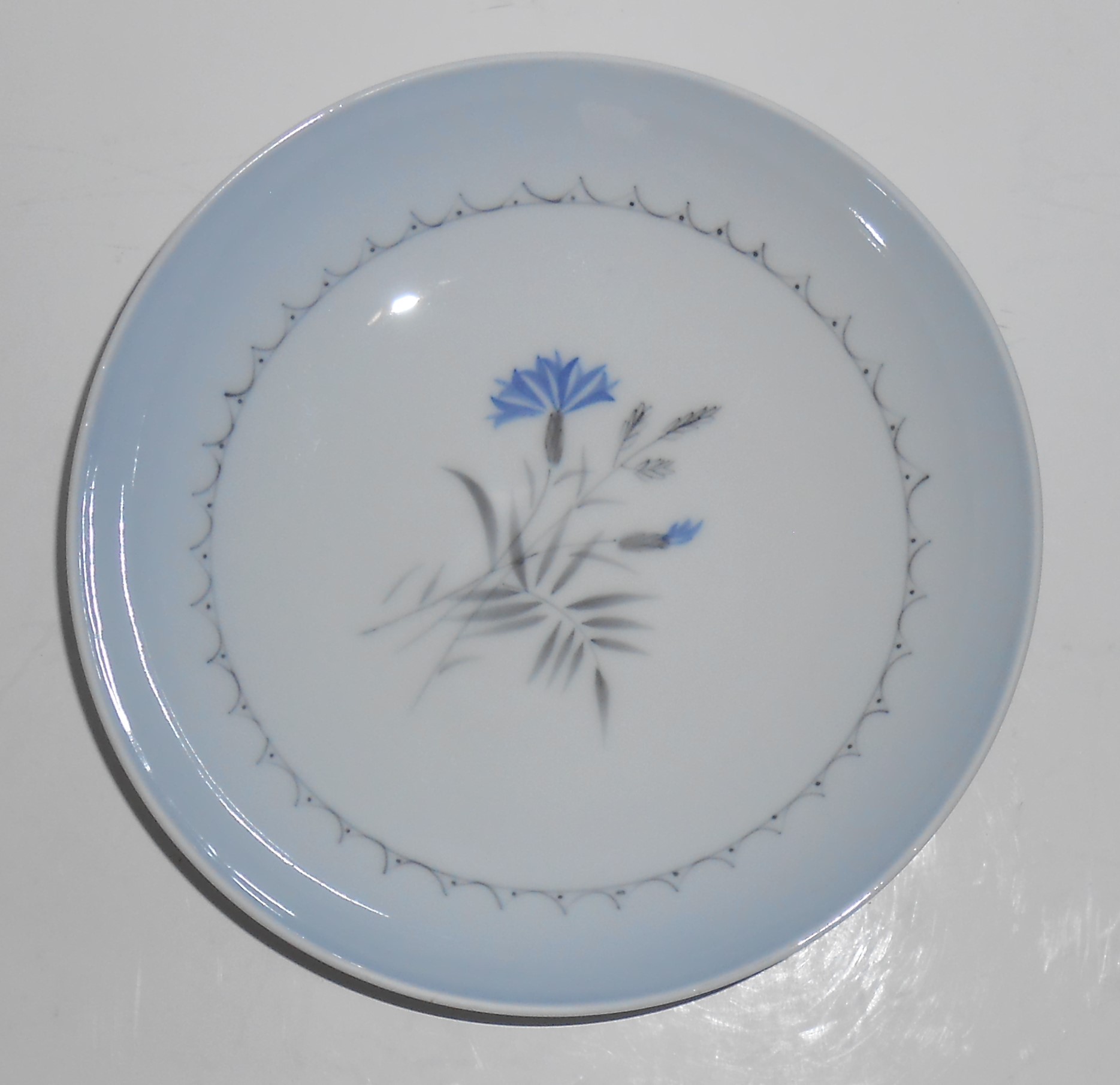 Bing & Grondahl China Cornflower Soup Bowl