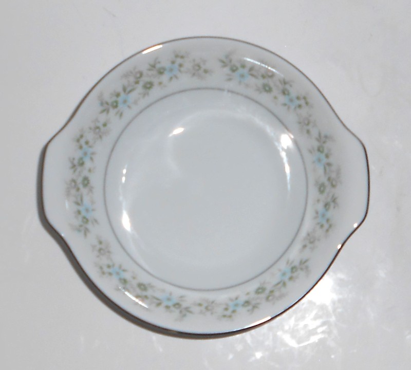 Noritake Porcelain China Savannah 2031 w/Platinum Tab Handled Soup Bowl