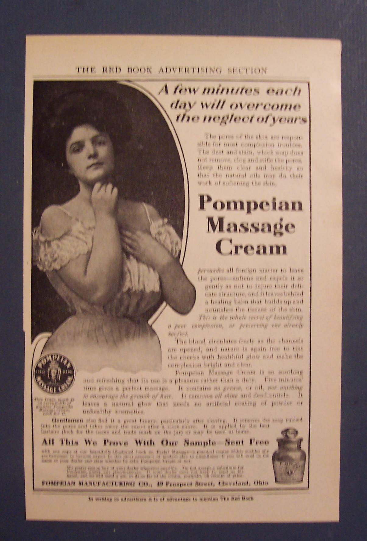 1905 Pompeian Massage Cream