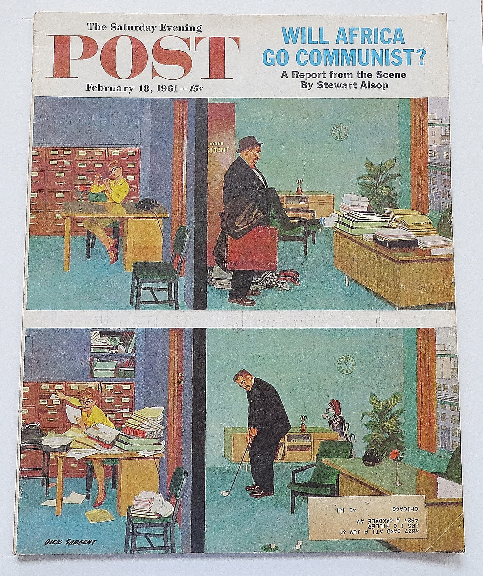 Saturday Evening Post February 18, 1961 Africa