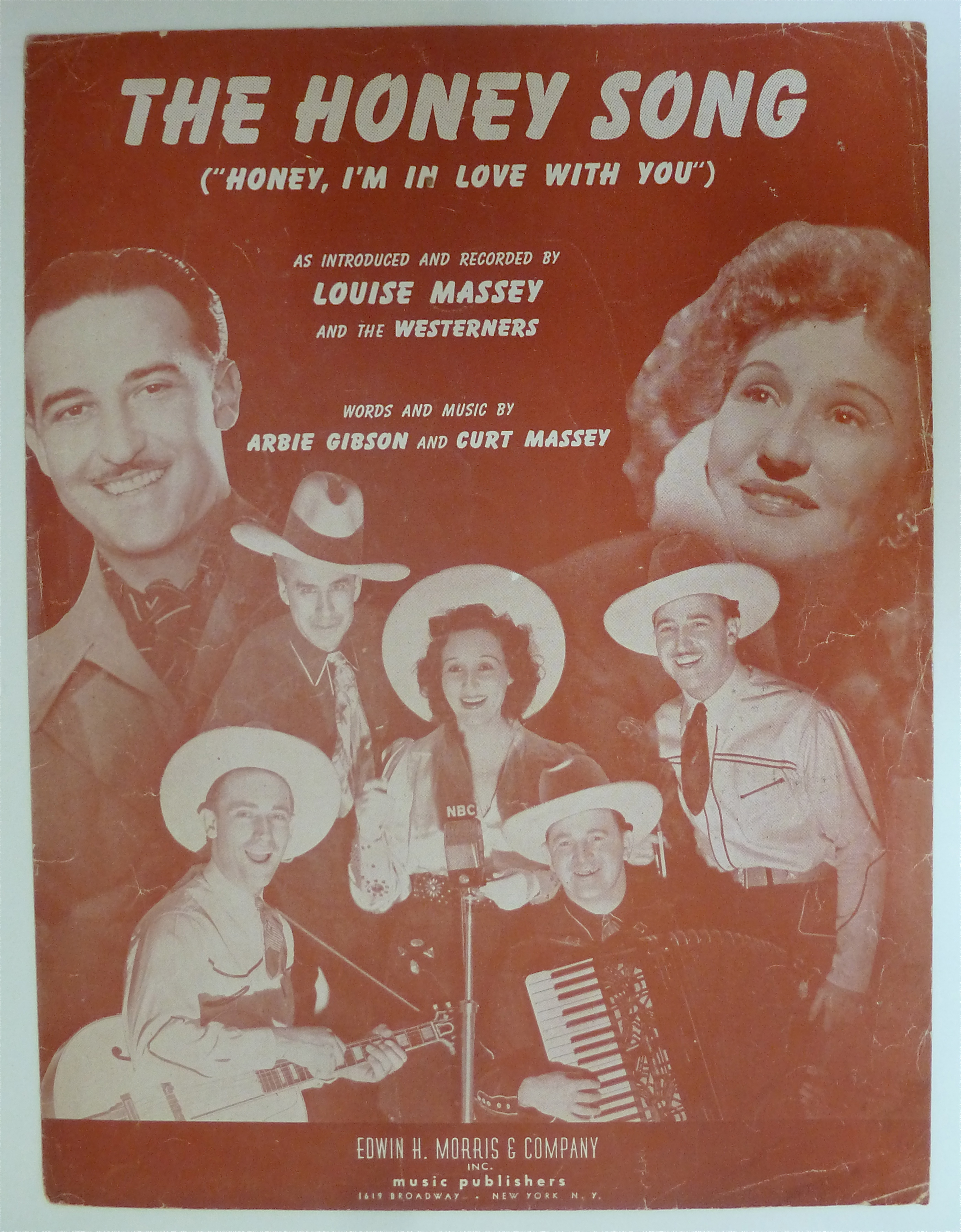 Sheet Music For 1942 The Honey Song