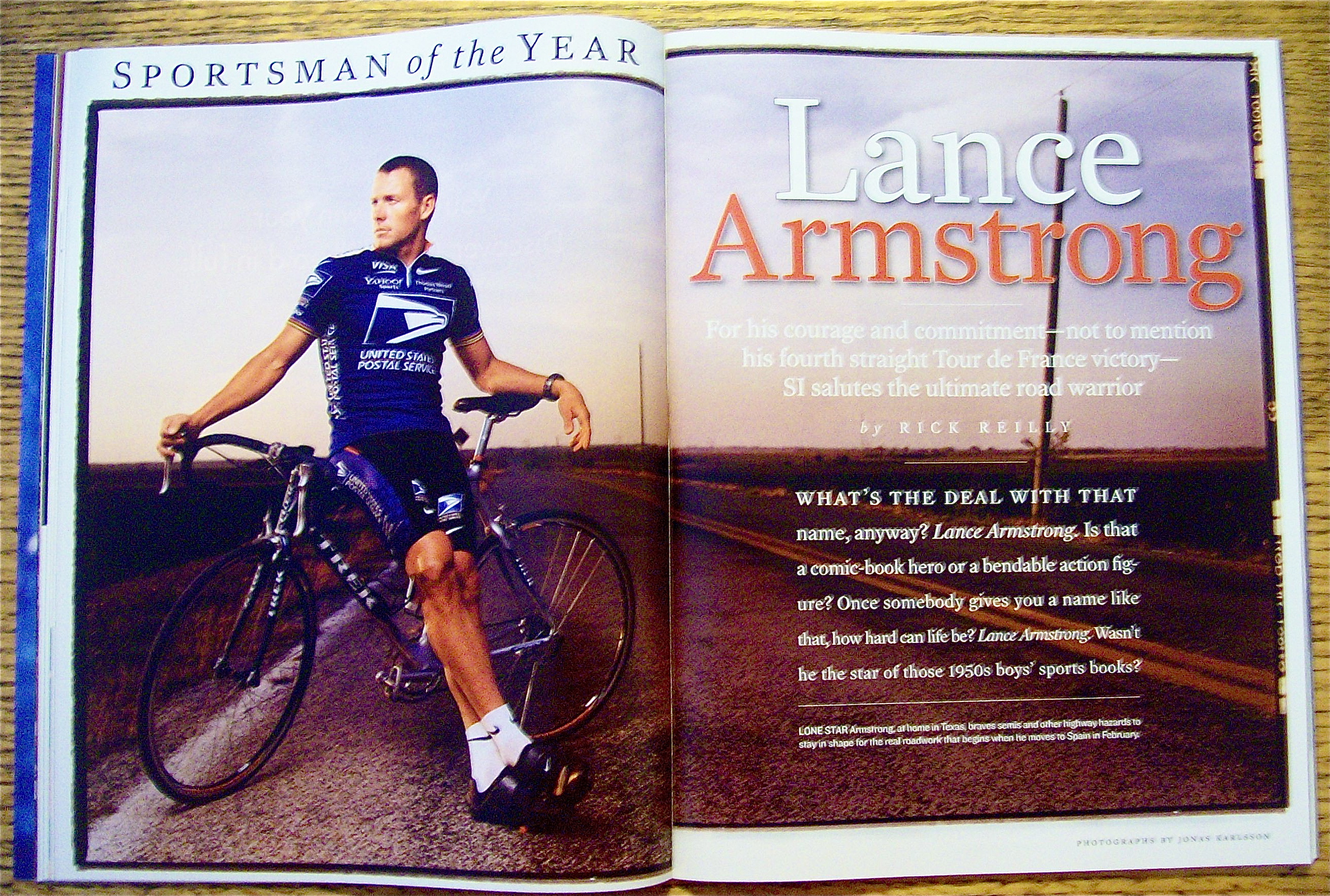Sports Illustrated Magazine December 16, 2002 Lance