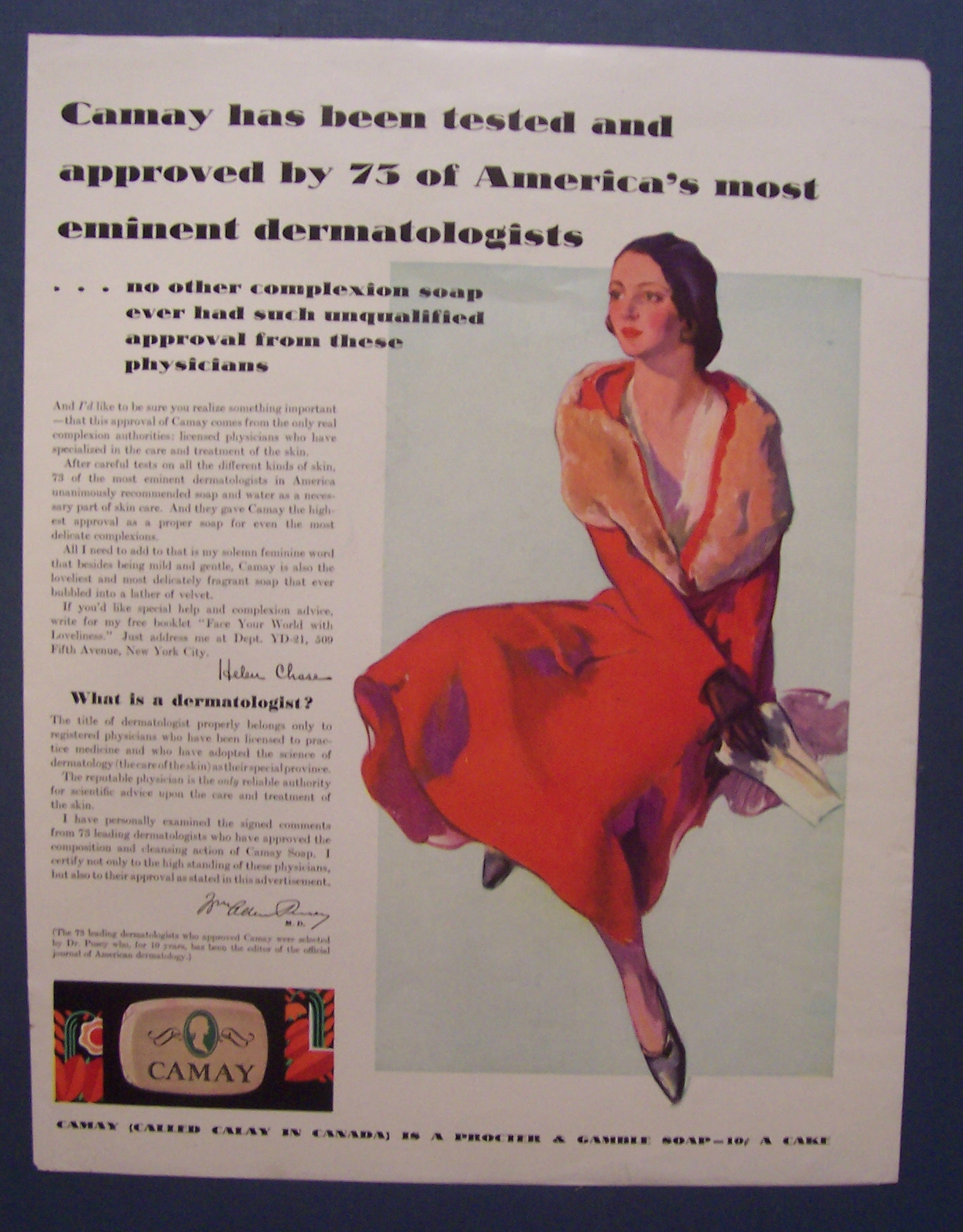 1931  Camay  Soap