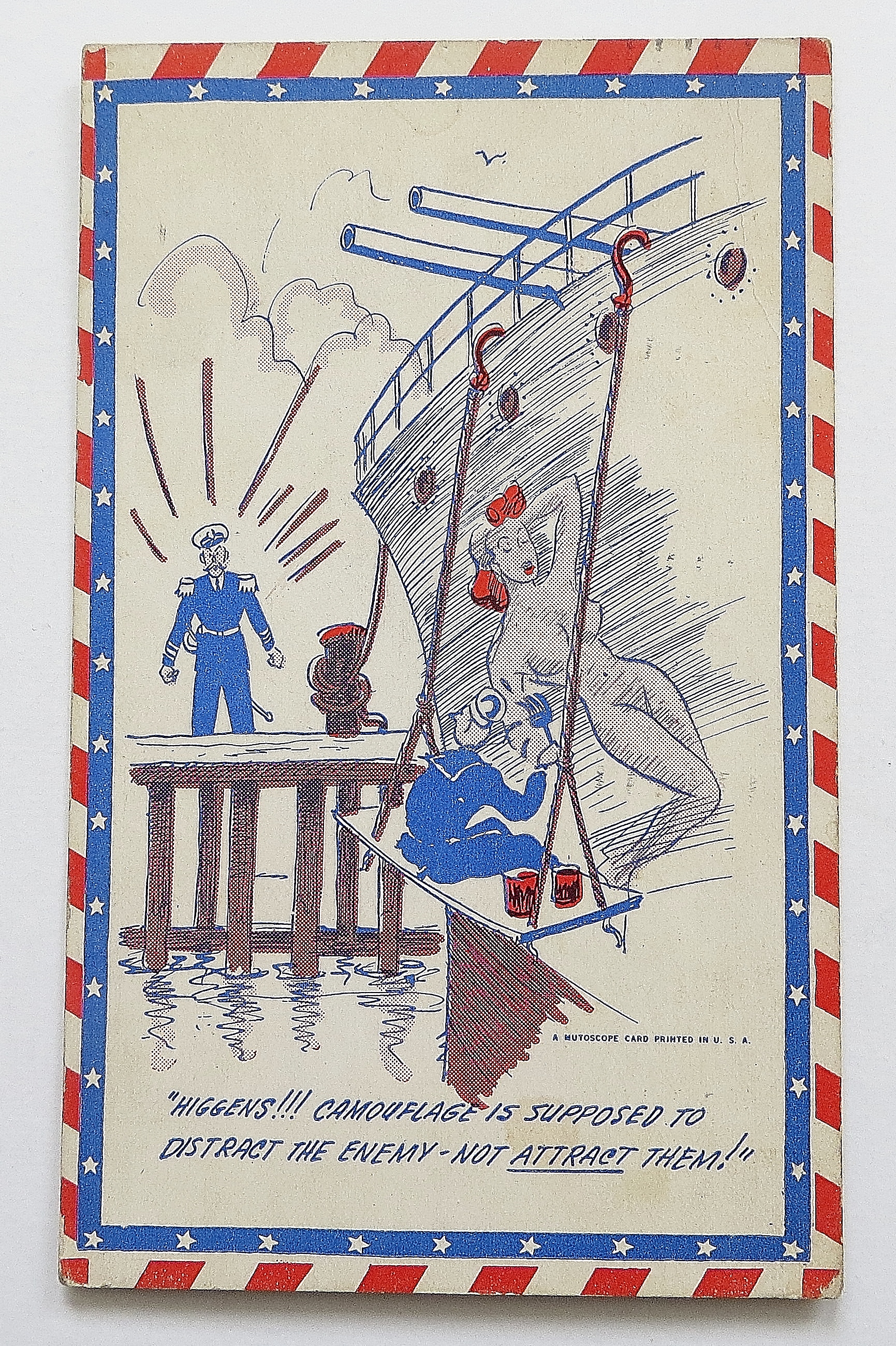 Man Painting Woman On Ship