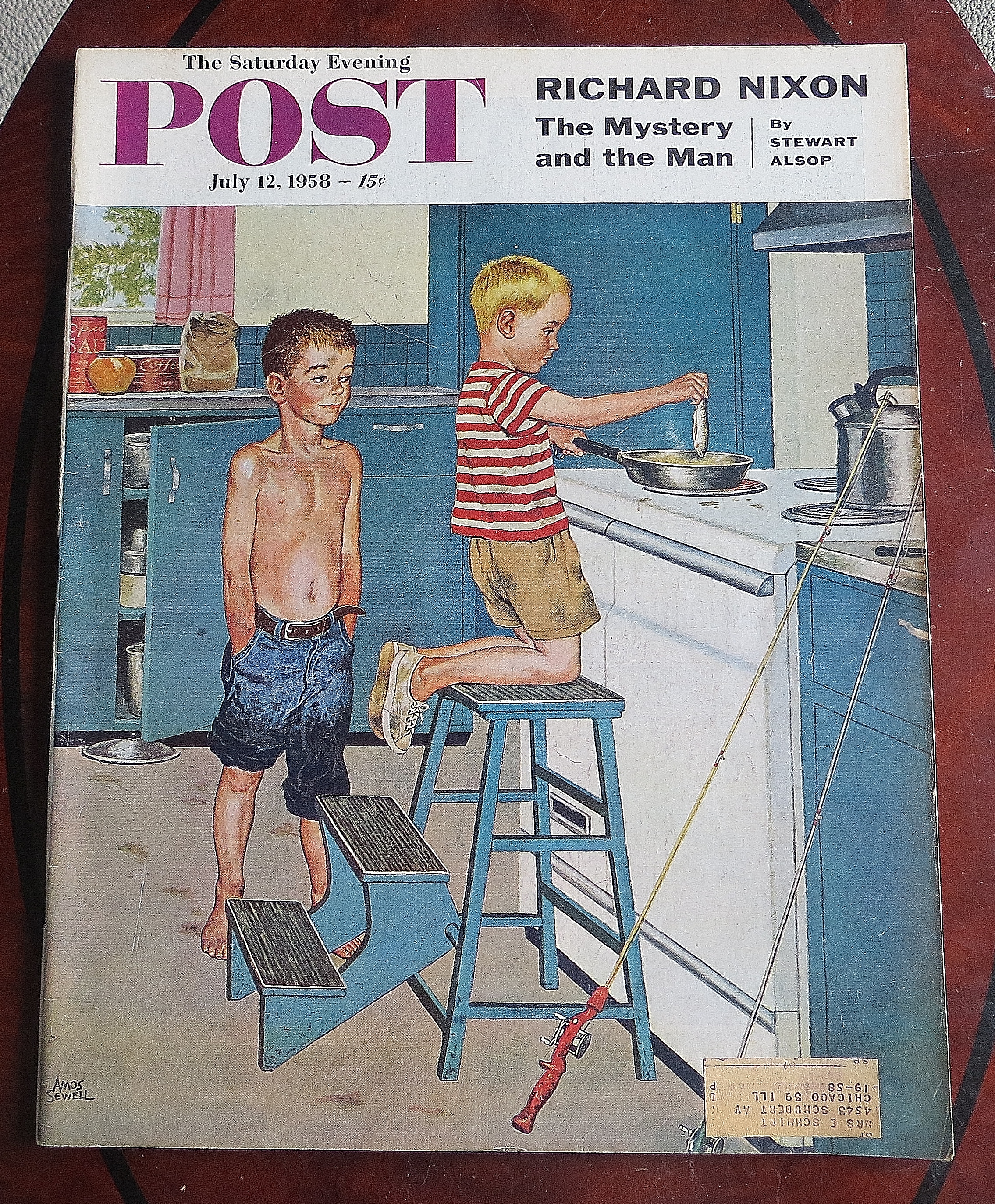 Saturday Evening Post July 12, 1958 Richard Nixon