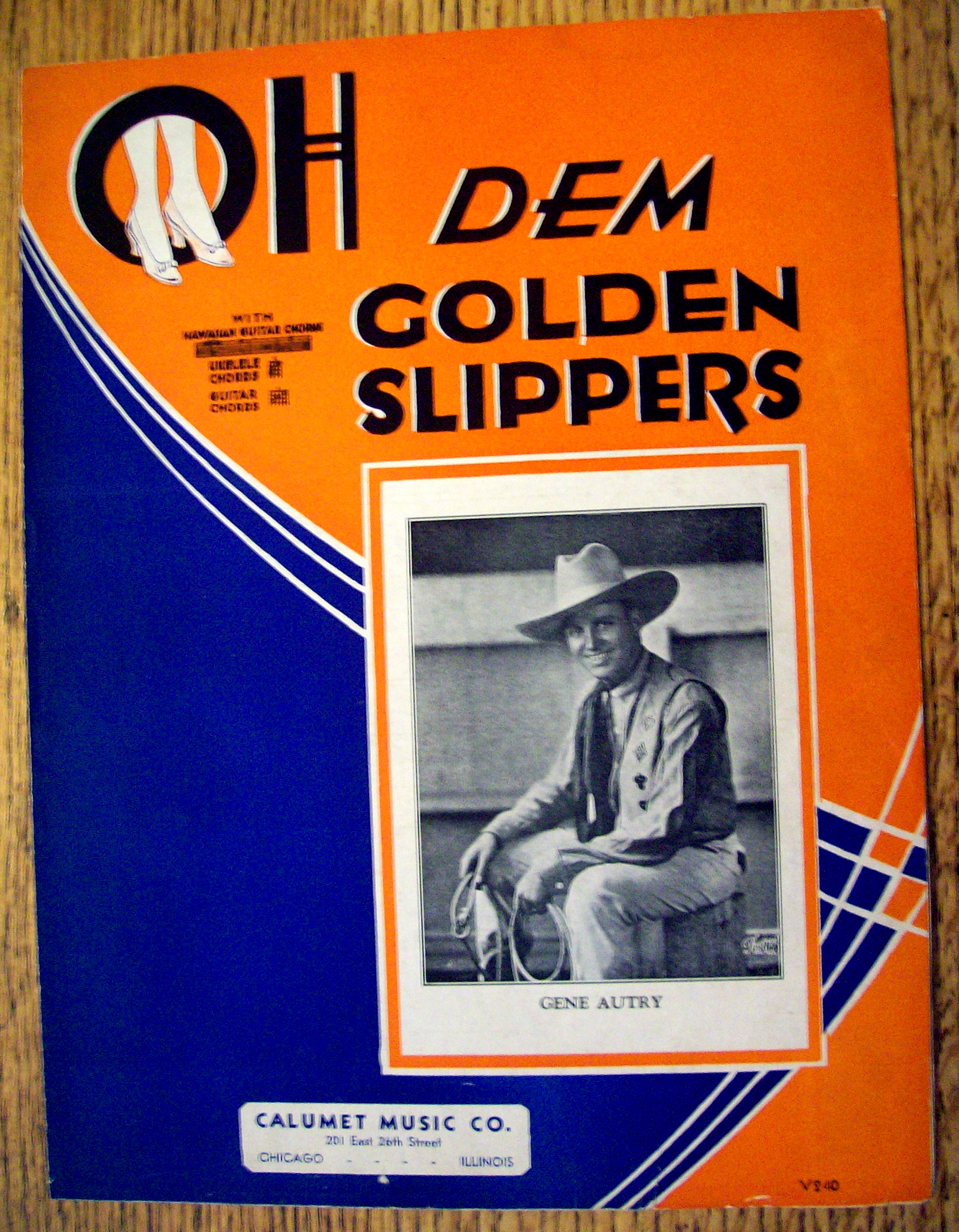 Sheet Music For 1935 (Oh Dem) Golden Slippers