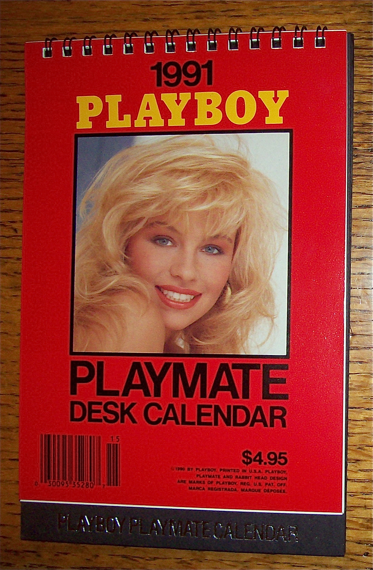 Playboy Playmate Desk Calendar (1991) Pamela Anderson