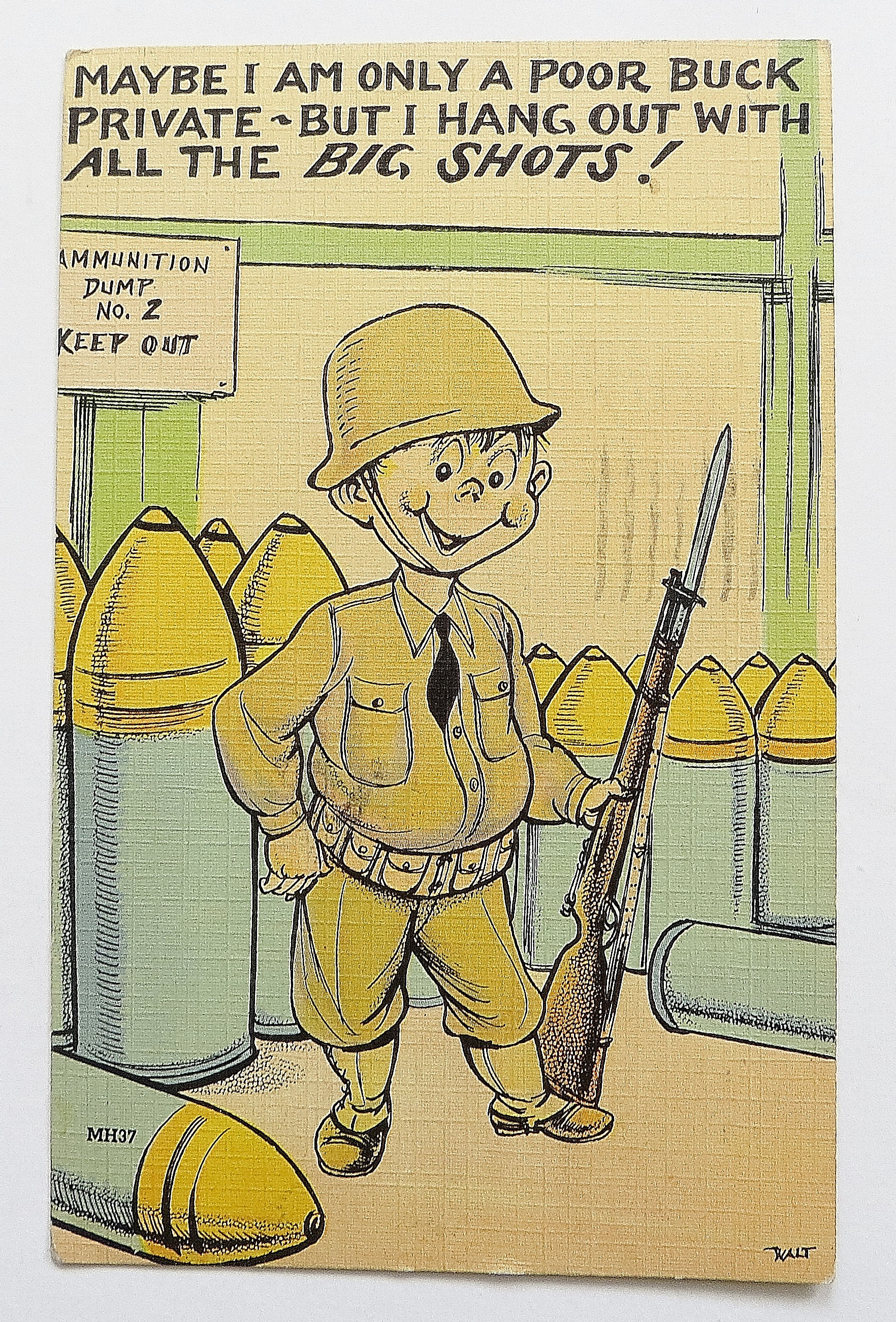 Man Standing & Holding Gun