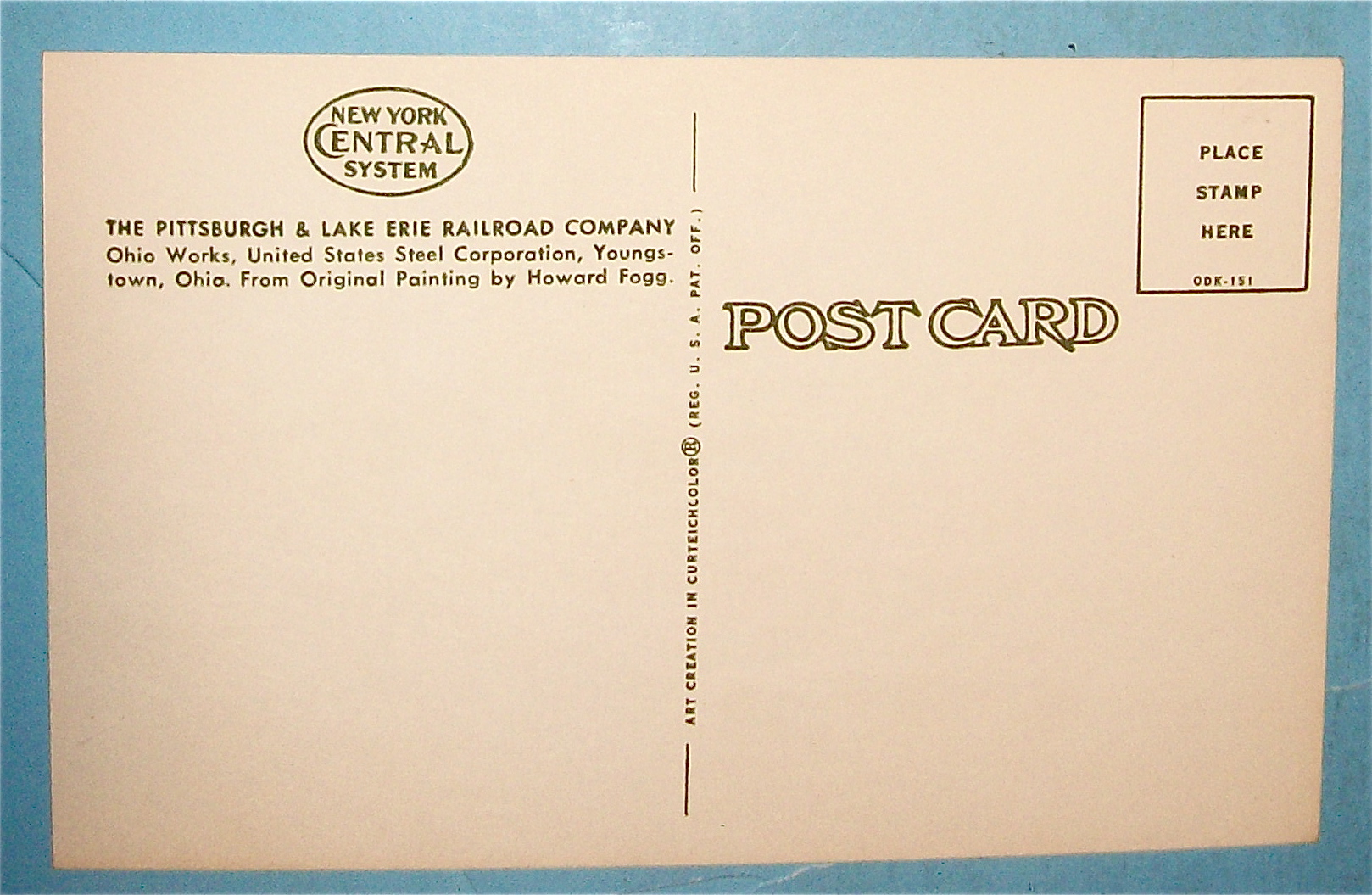 Ohio Works, U. S. Steel Corporation Postcard